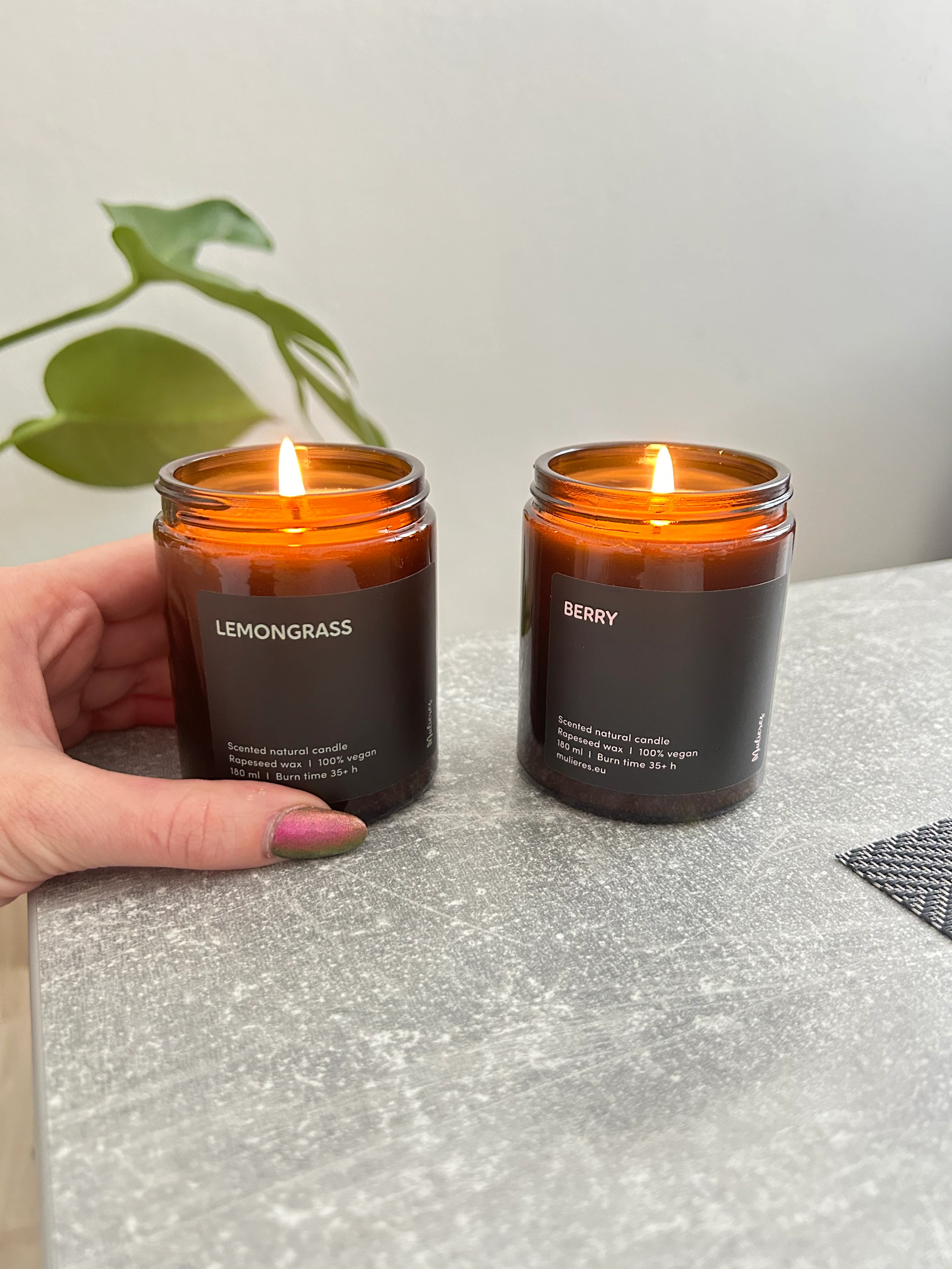 Mulieres Vonná svíčka ve skle - citronová tráva (180 ml) - Image 3