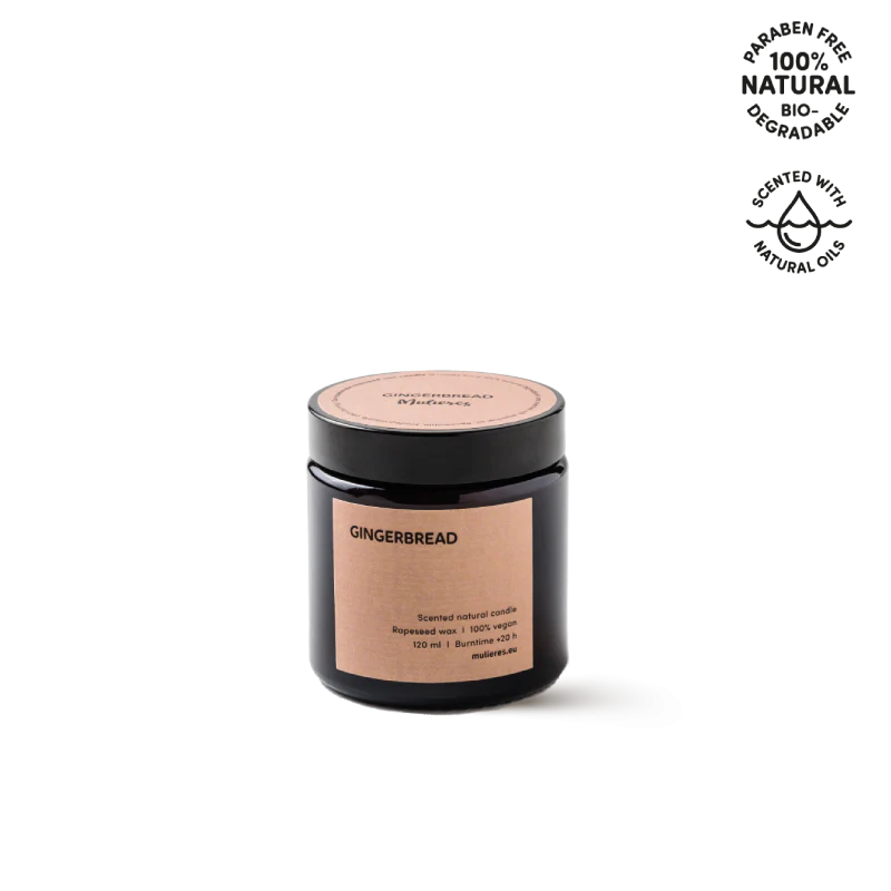 Mulieres Vonná svíčka ve skle - perník (120 ml) - Image 2
