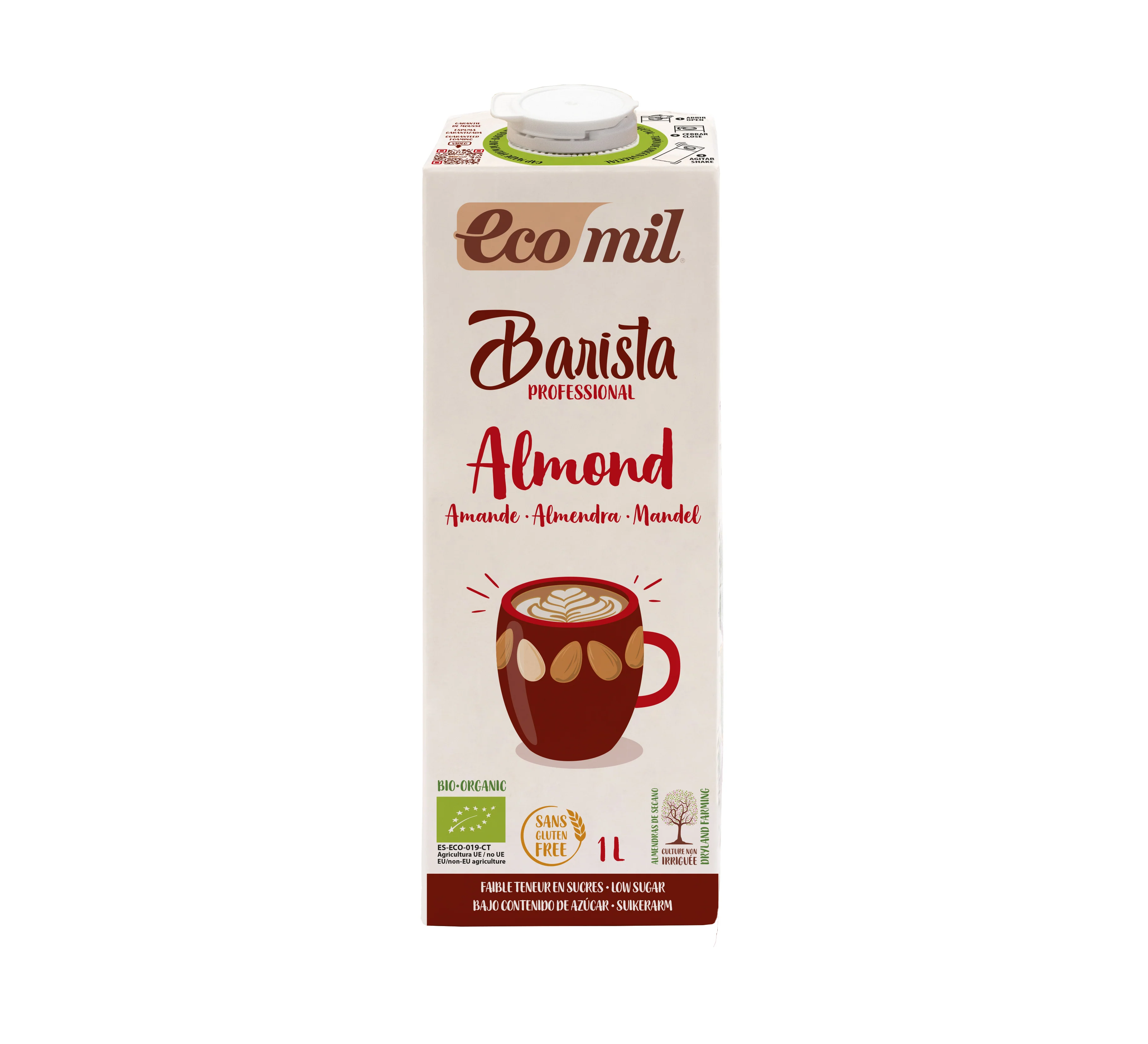 Nápoj mandlový Barista 1 l BIO ECOMIL
