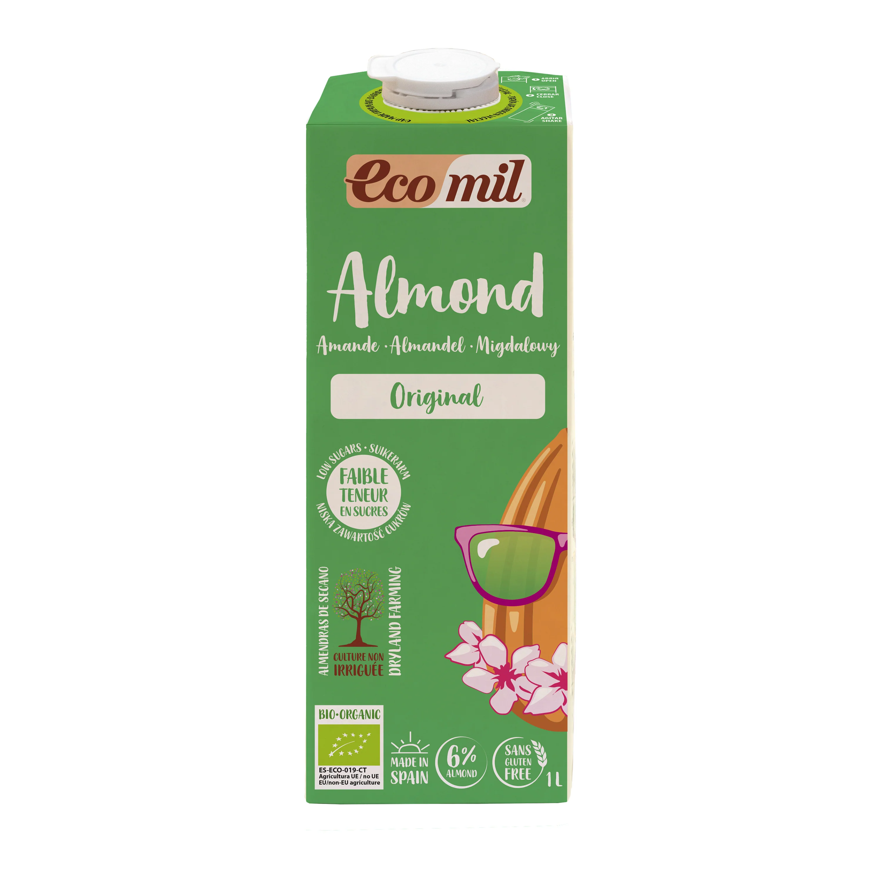 Nápoj ze sladkých mandlí 1 l BIO ECOMIL