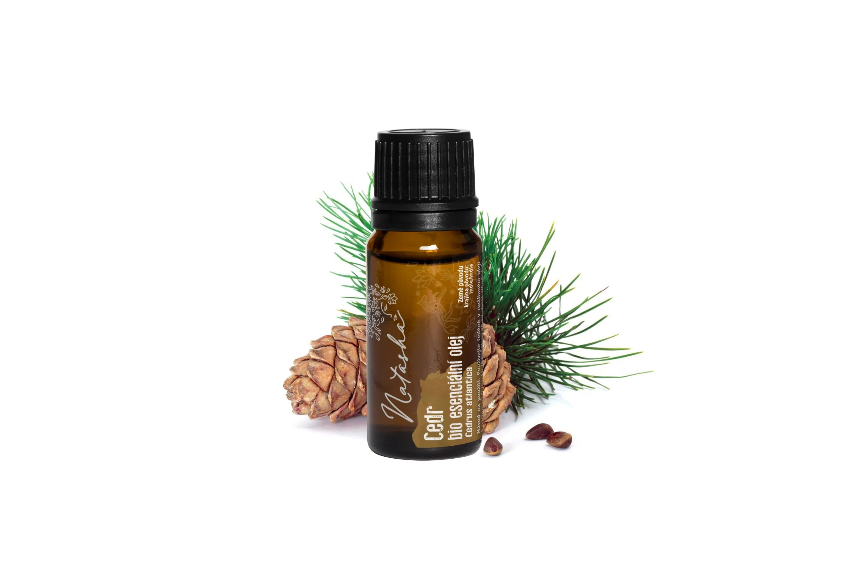 Natasha Esenciální olej BIO (10 ml) - Cedr