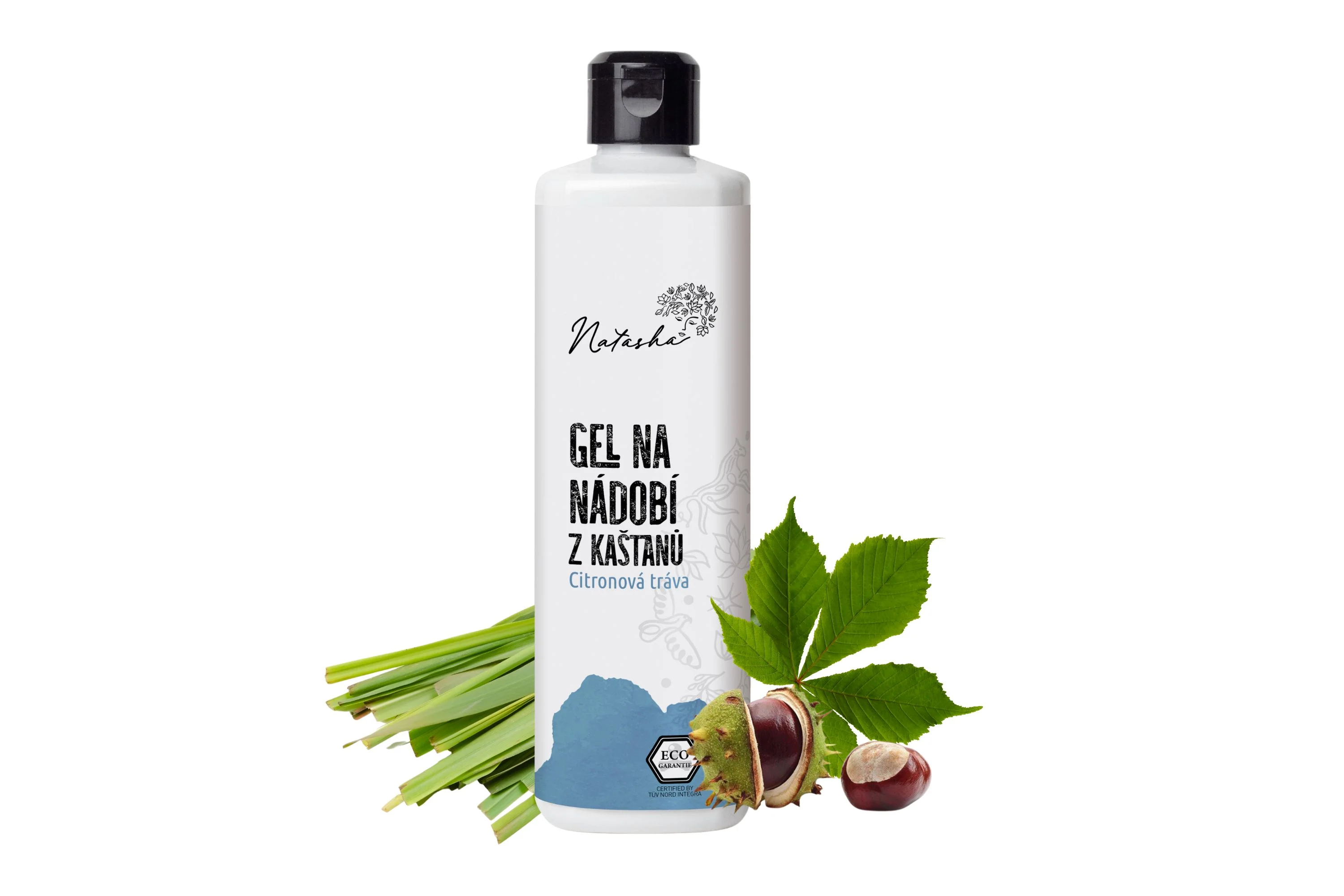 Natasha Gel na nádobí z kaštanů Citronová tráva
