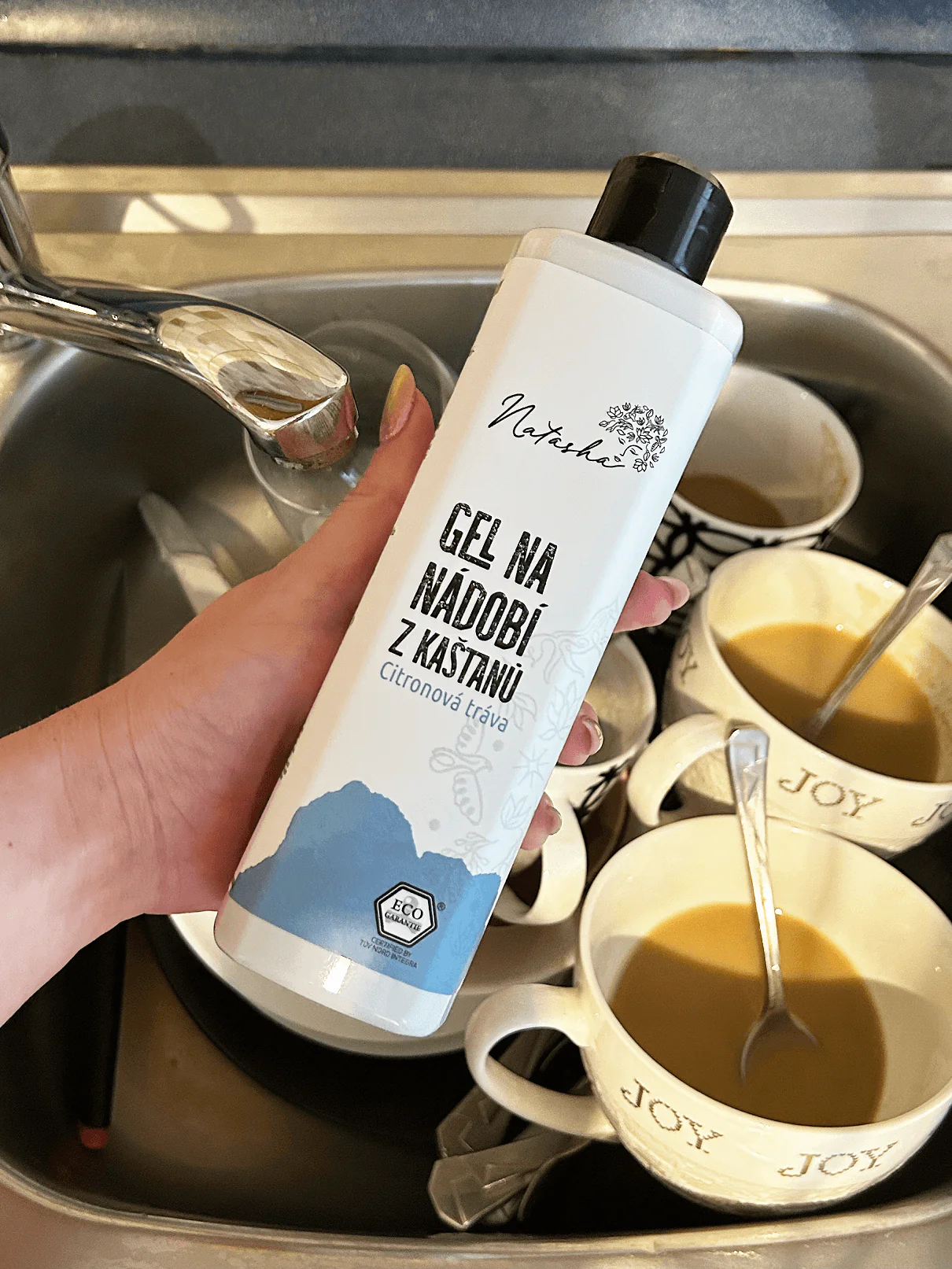 Natasha Gel na nádobí z kaštanů Citronová tráva - Image 6