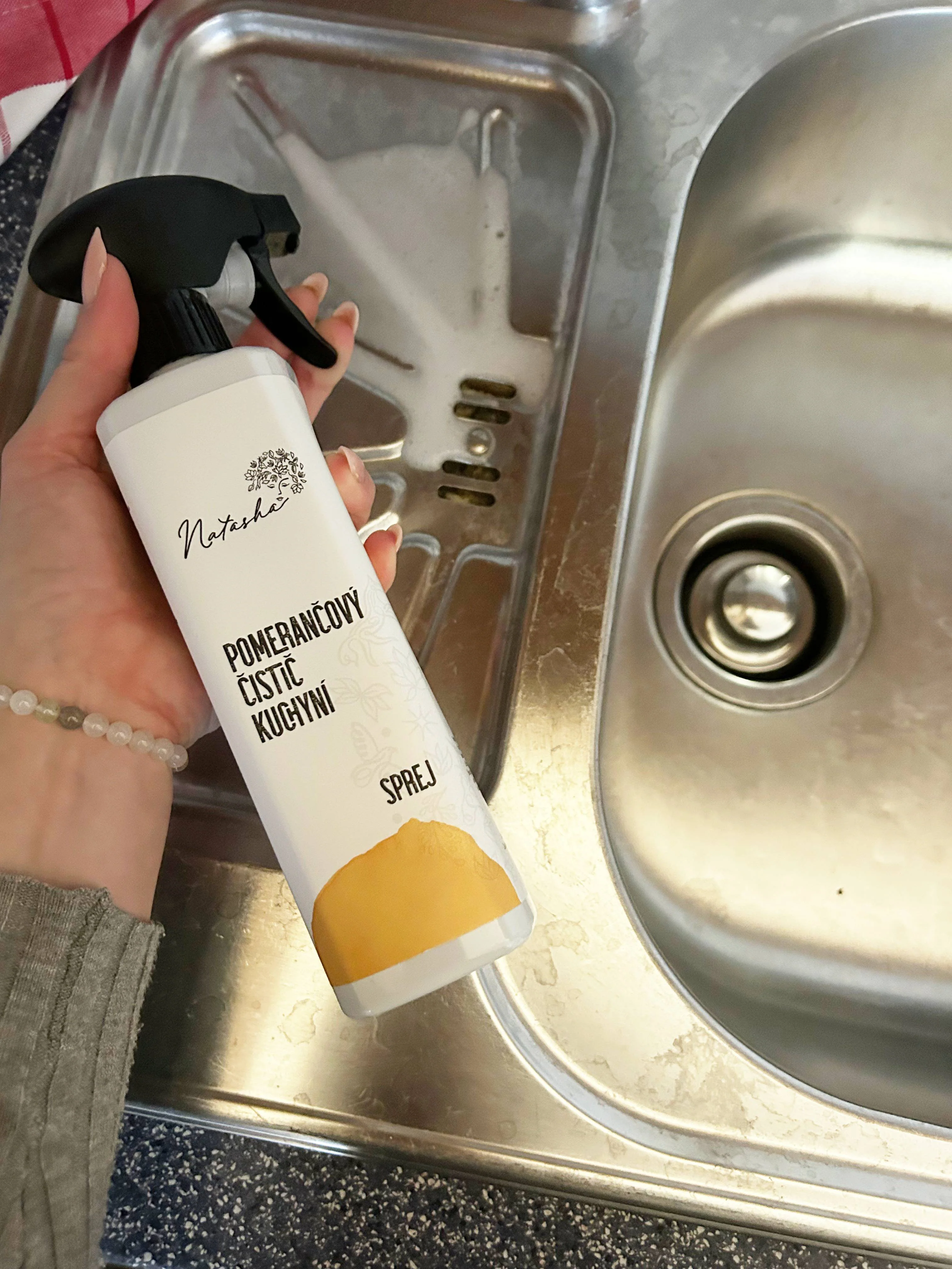 Natasha Pomerančový čistič kuchyní - sprej (500 ml) - Image 3