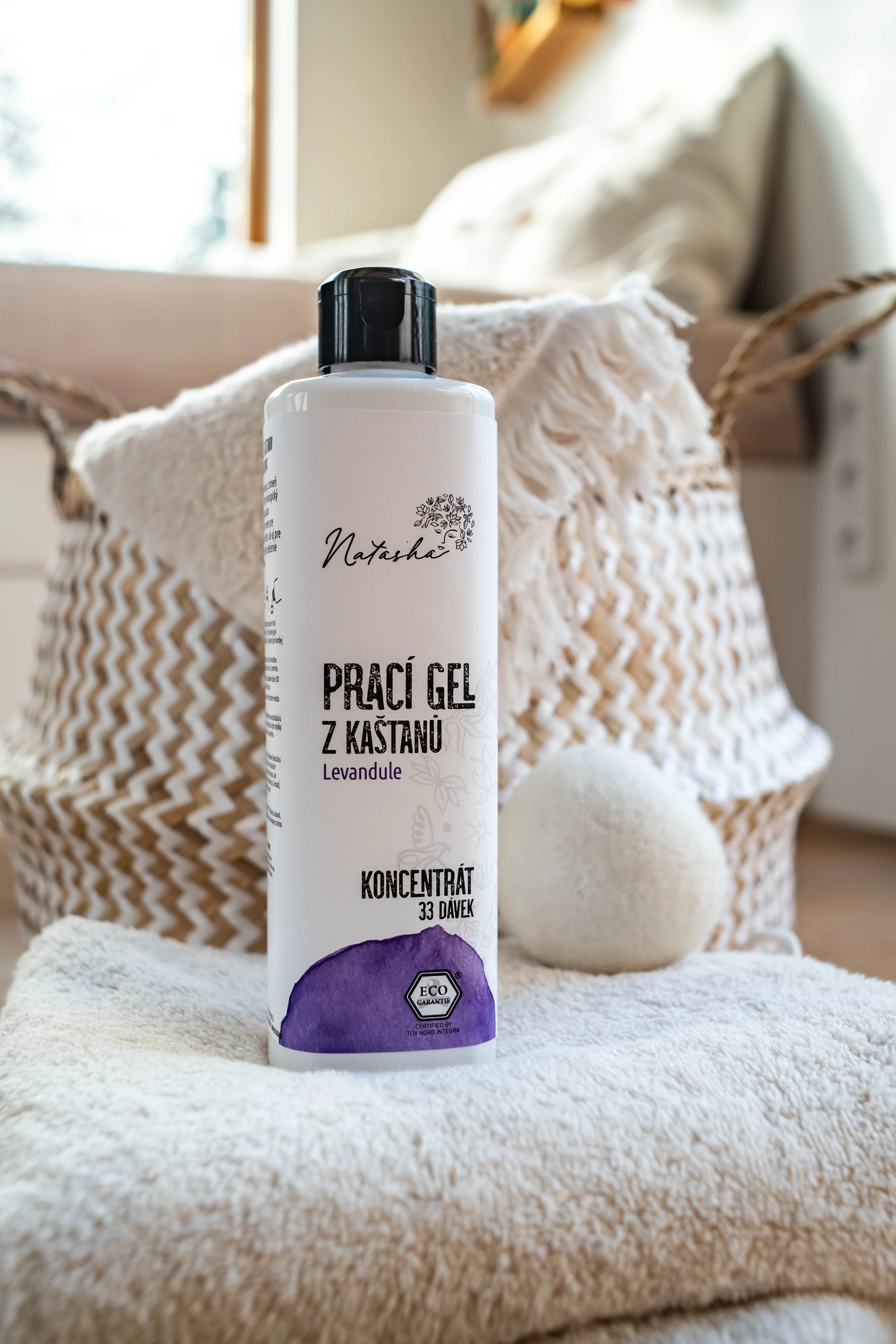 Natasha Prací gel z kaštanů Levandule - koncentrát - Image 5