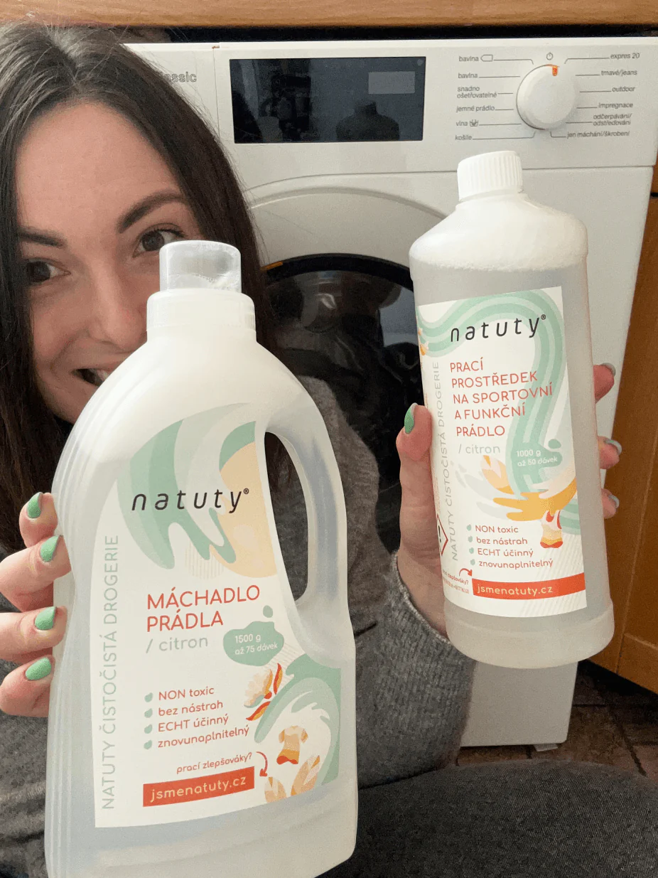 Natuty Prací gel na sportovní a funkční prádlo s vůní citronu (1 l) - Image 5