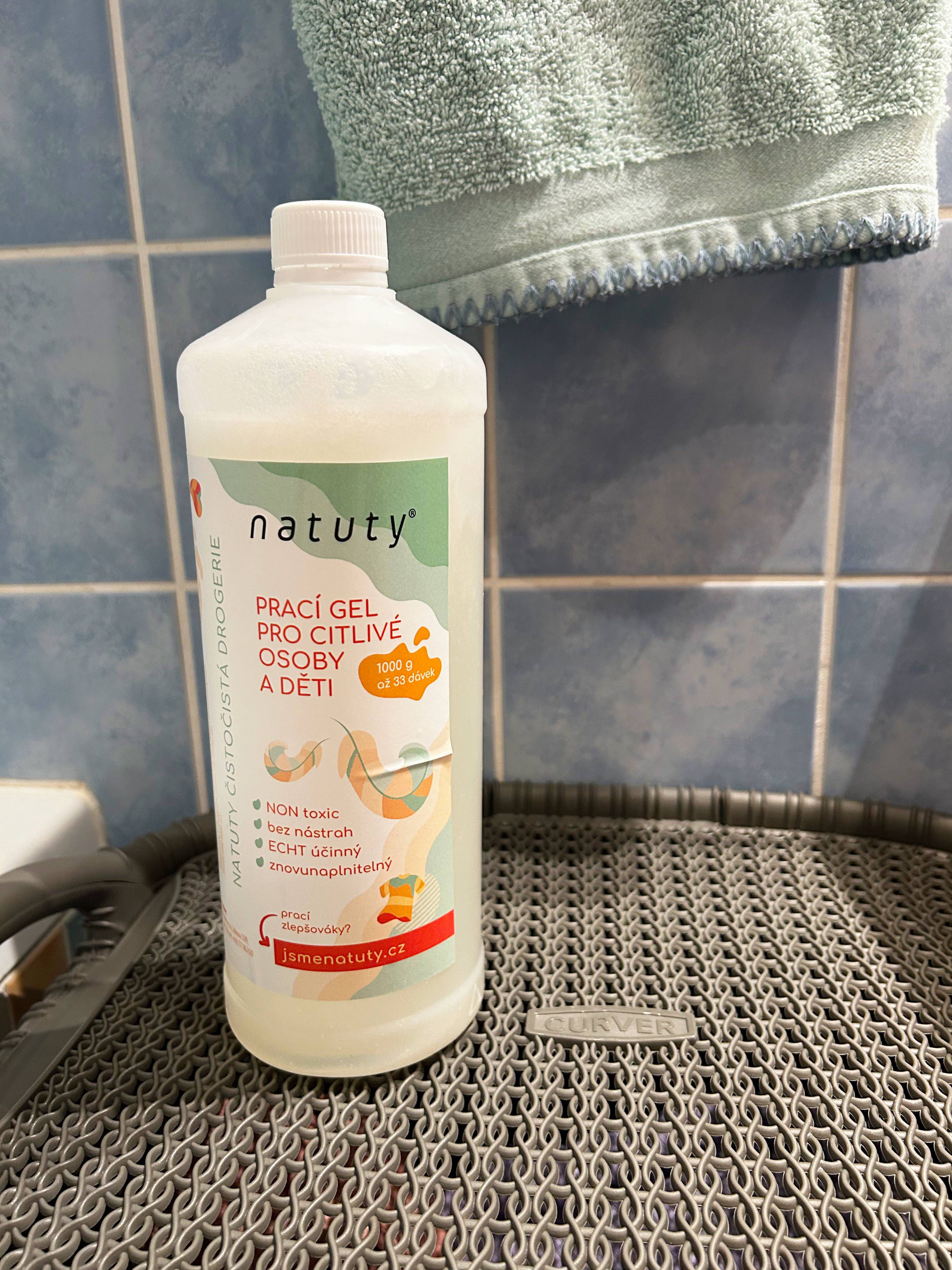 Natuty Prací gel pro citlivé osoby a děti (1 l) - Image 2