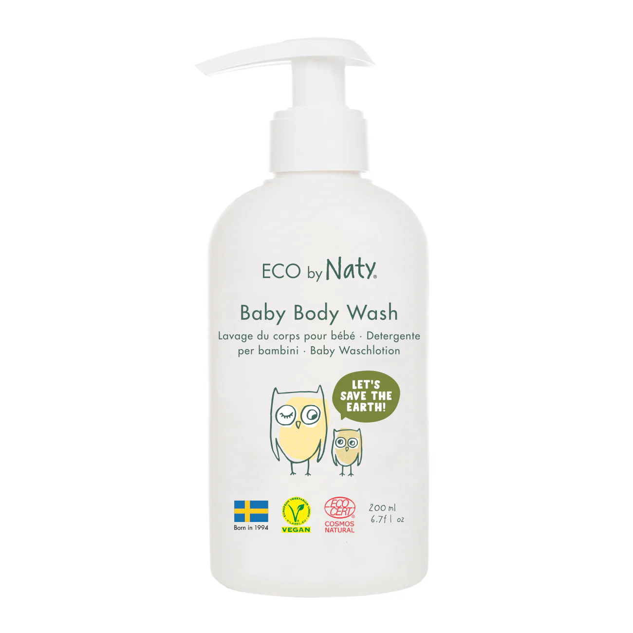 Naty Dětská mycí emulze BIO (200 ml)