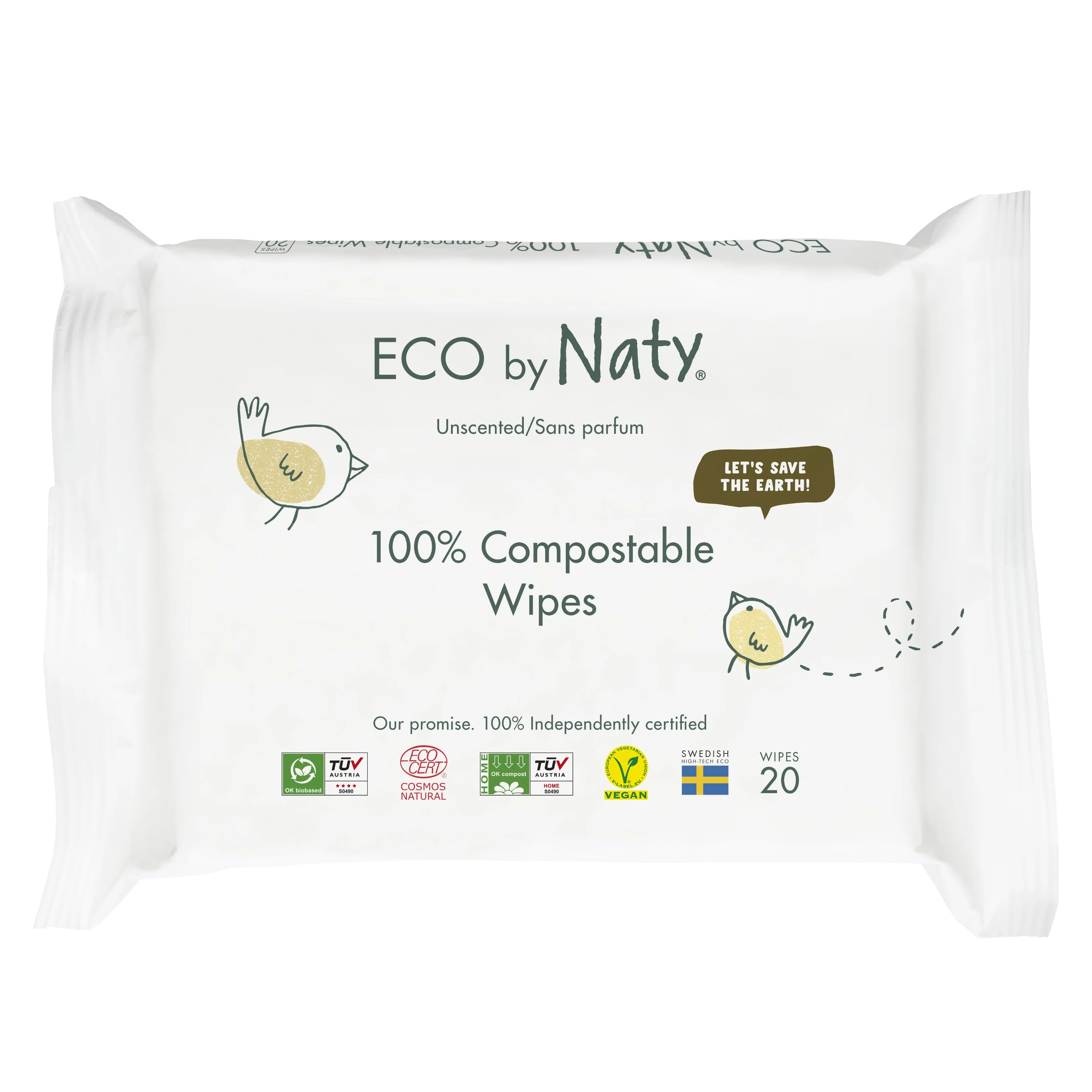 Naty Dětské vlhčené hygienické ubrousky - Image 3