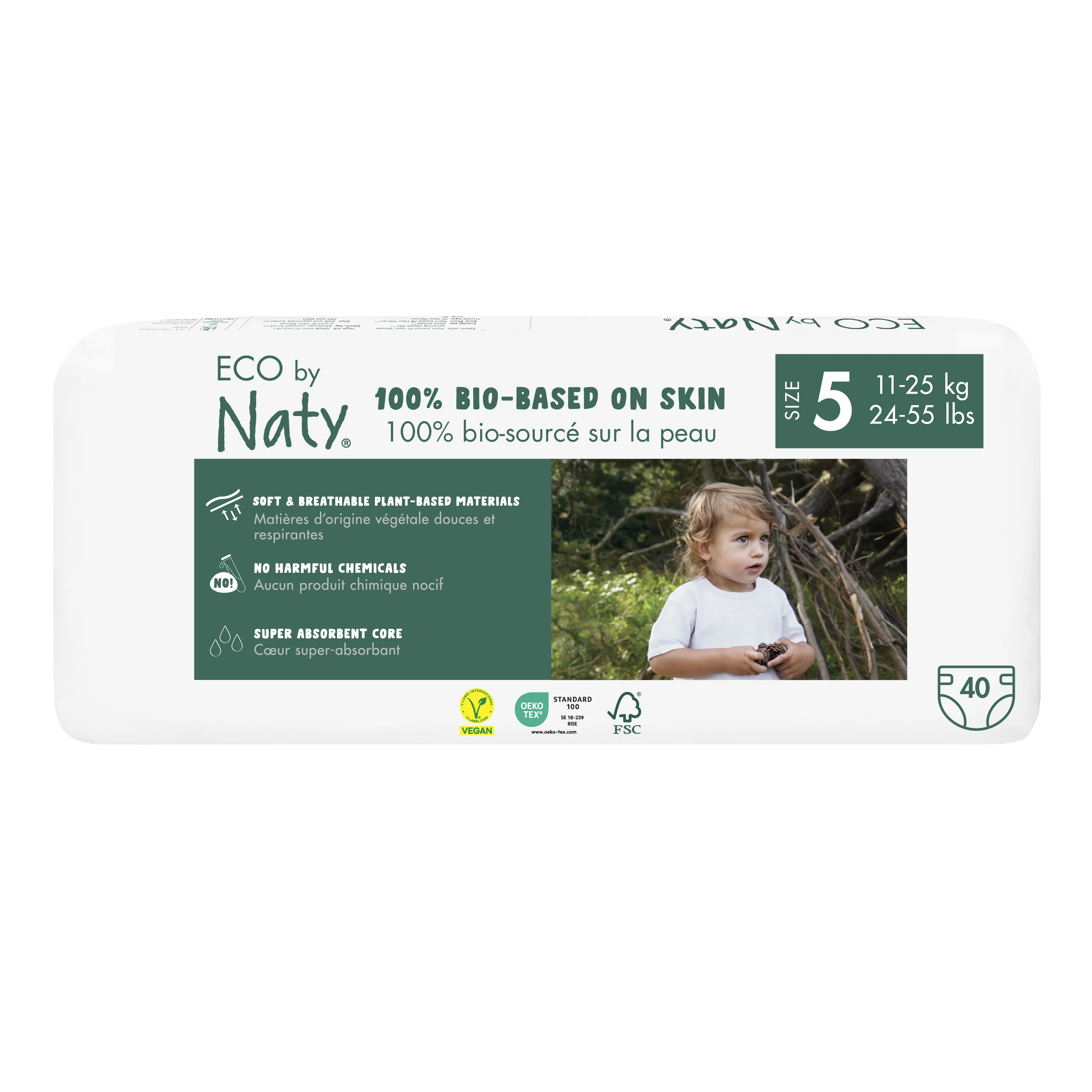 Naty Ekoplenky Junior 5 (11 - 25 kg) (40 ks)