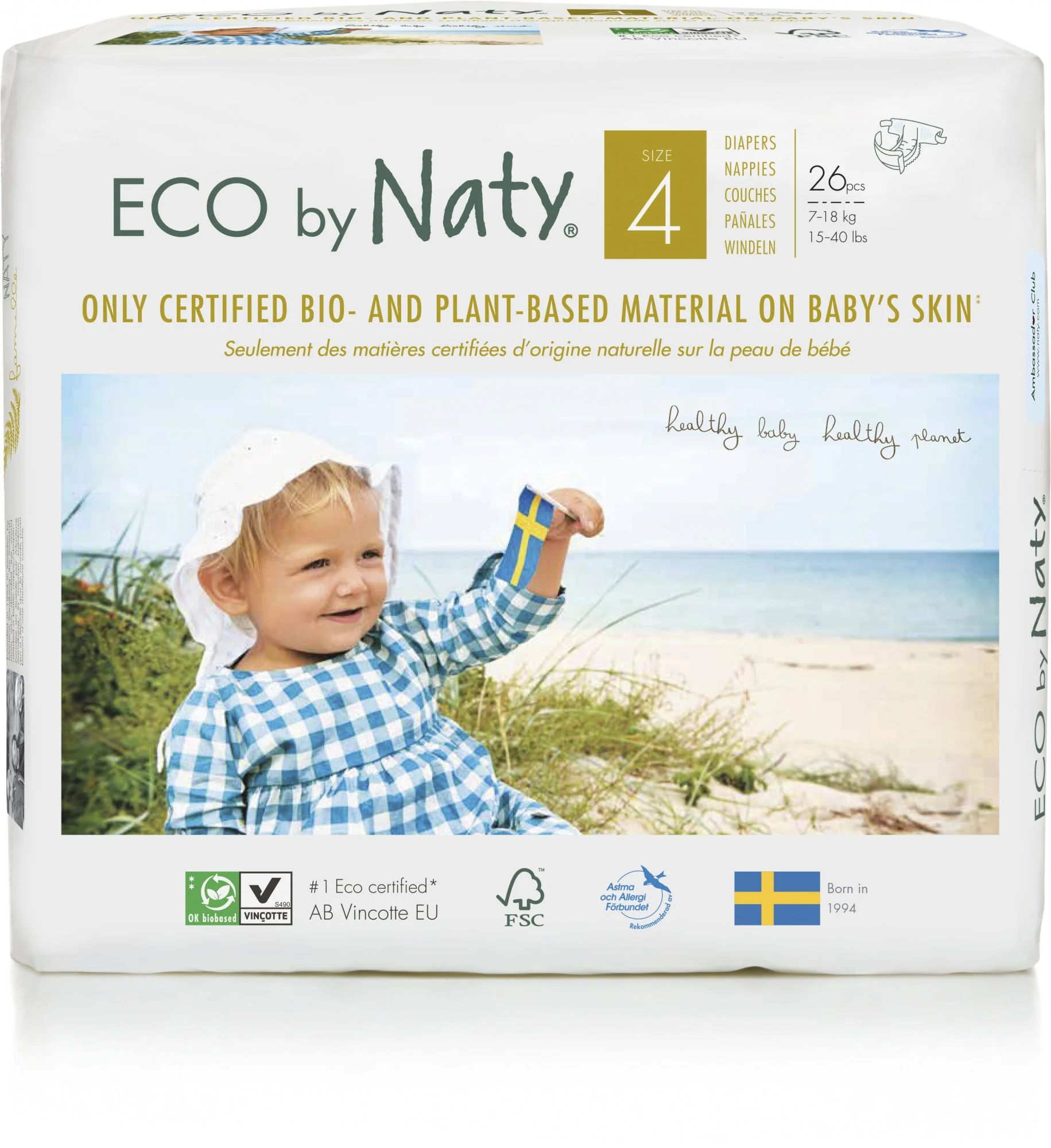 Naty Ekoplenky Maxi 4 (7 - 18 kg) (44 ks) - Image 7