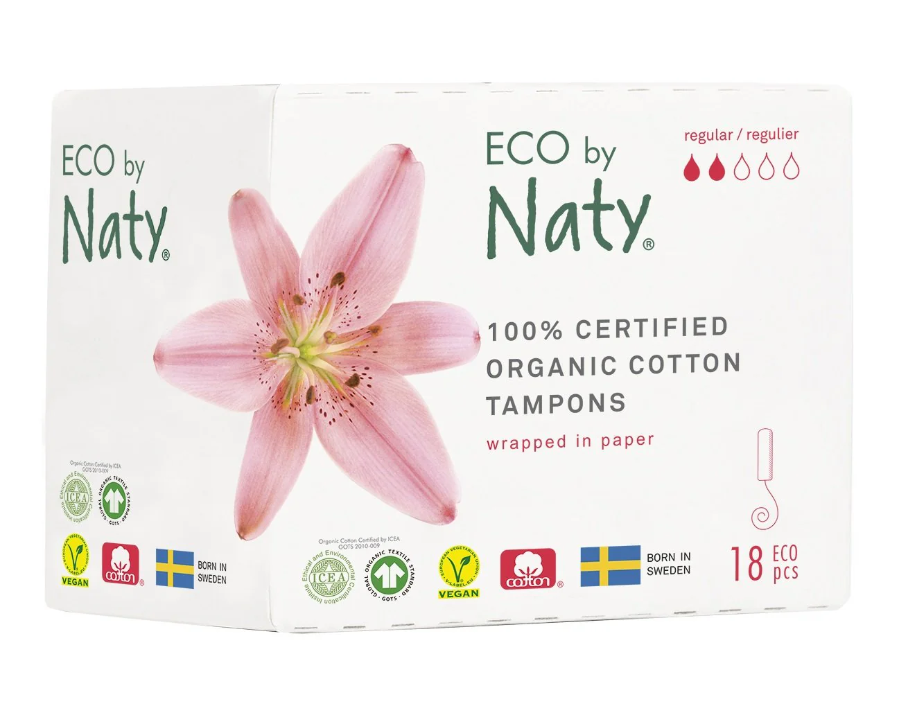 Naty Tampony Regular (18 ks)