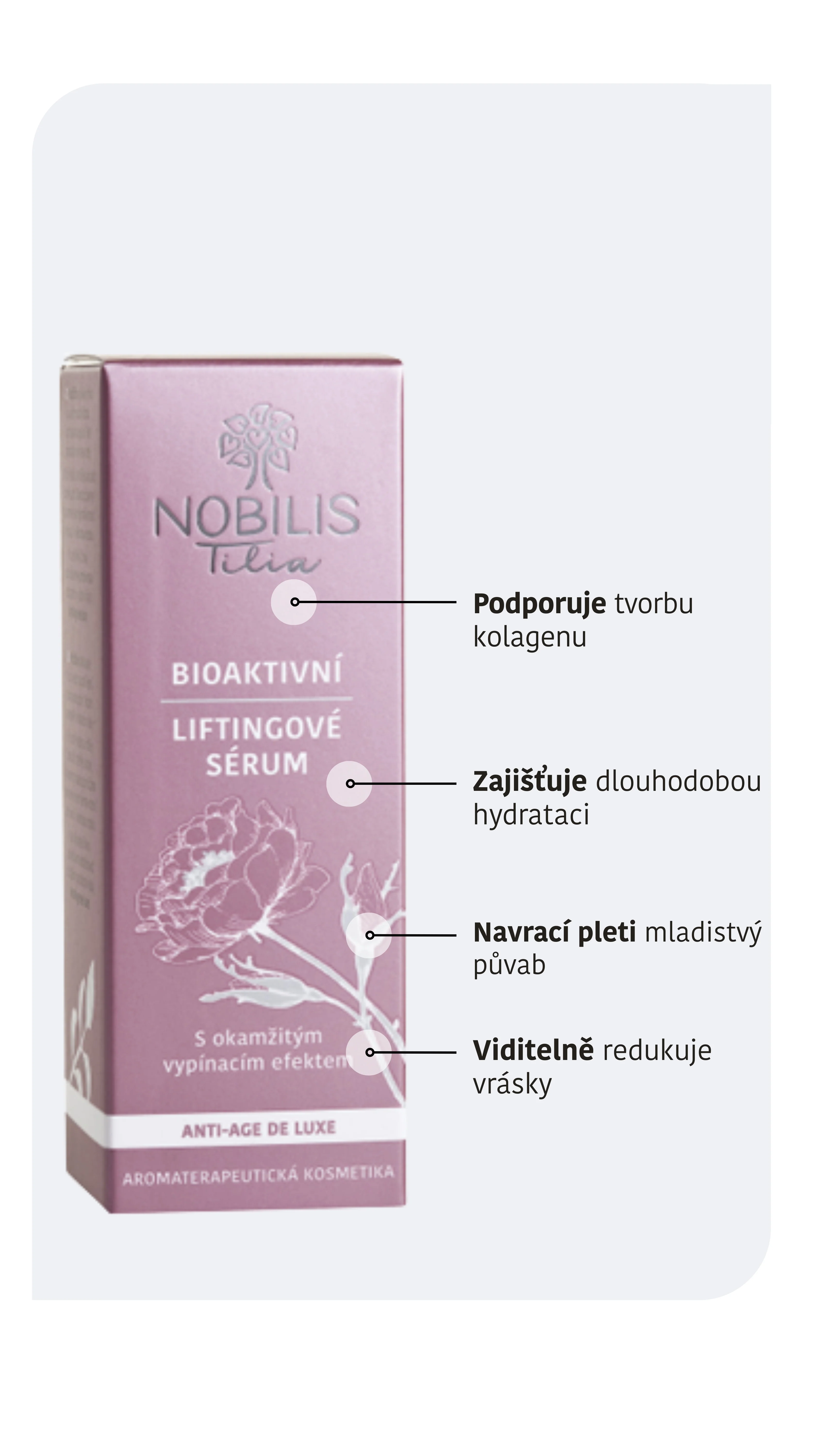 Nobilis Tilia Bioaktivní liftingové sérum (15 ml) - Image 2