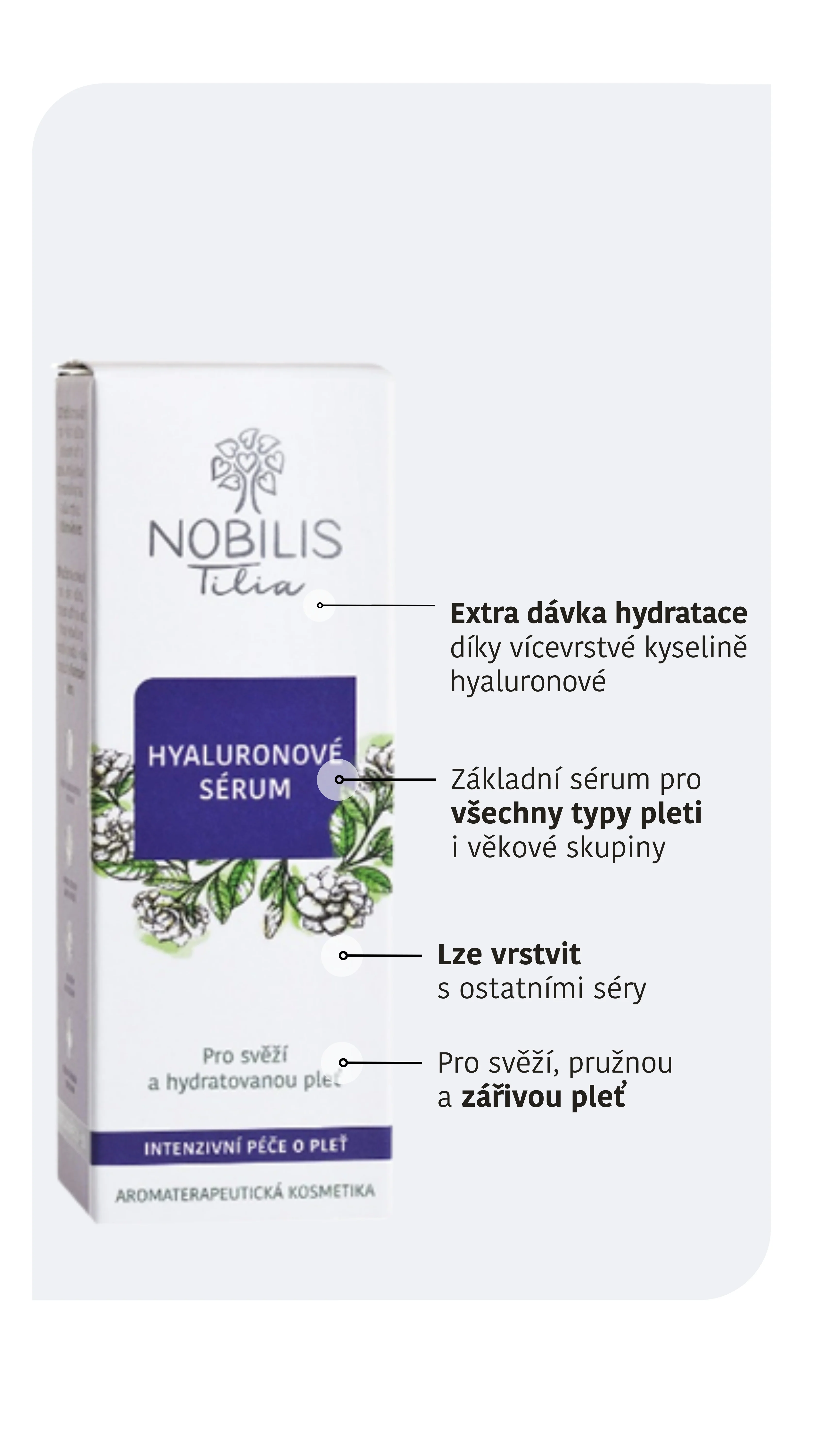 Nobilis Tilia Hyaluronové pleťové sérum - Image 3