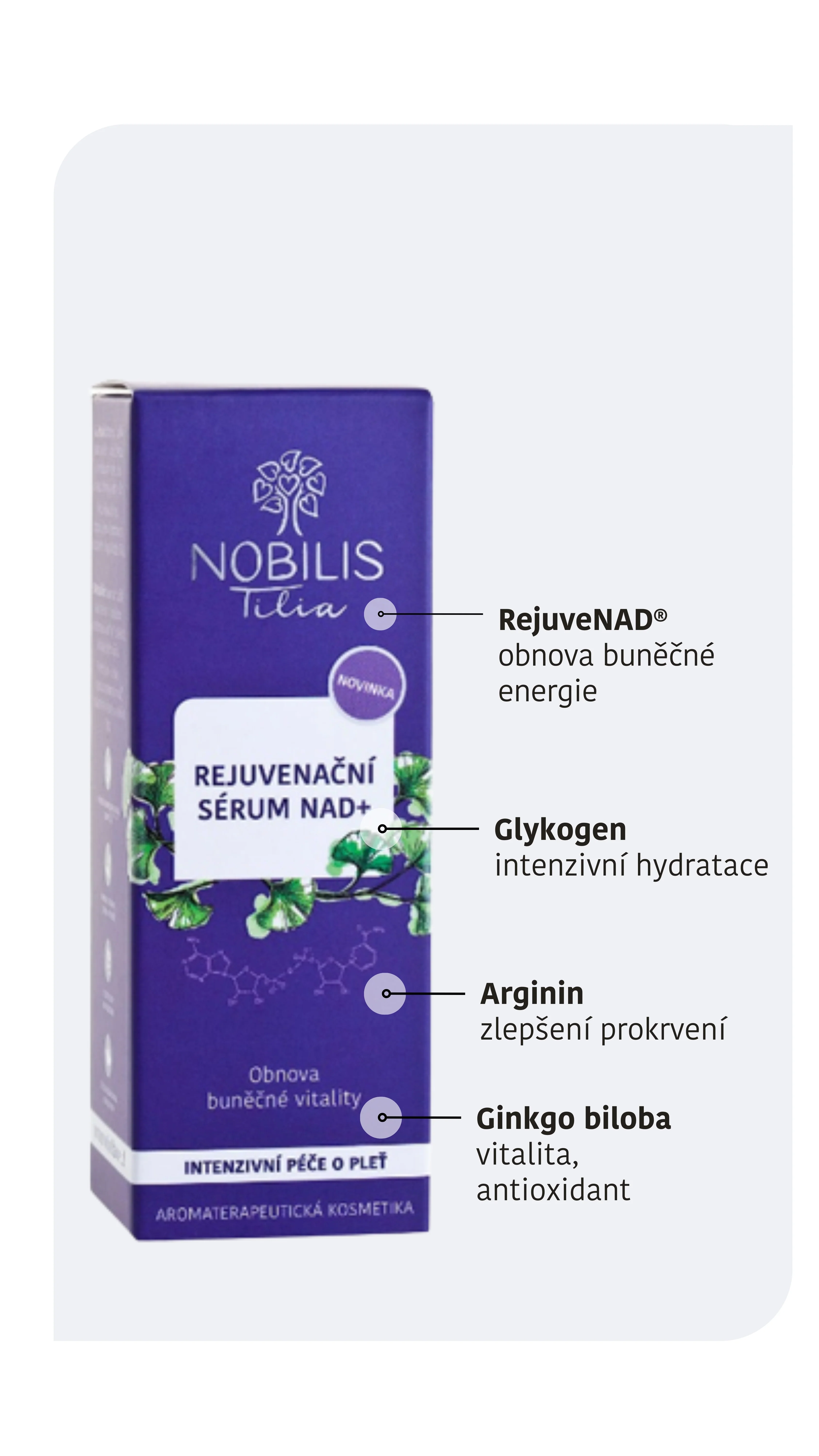Nobilis Tilia Rejuvenační sérum NAD+ (20 ml) - Image 3