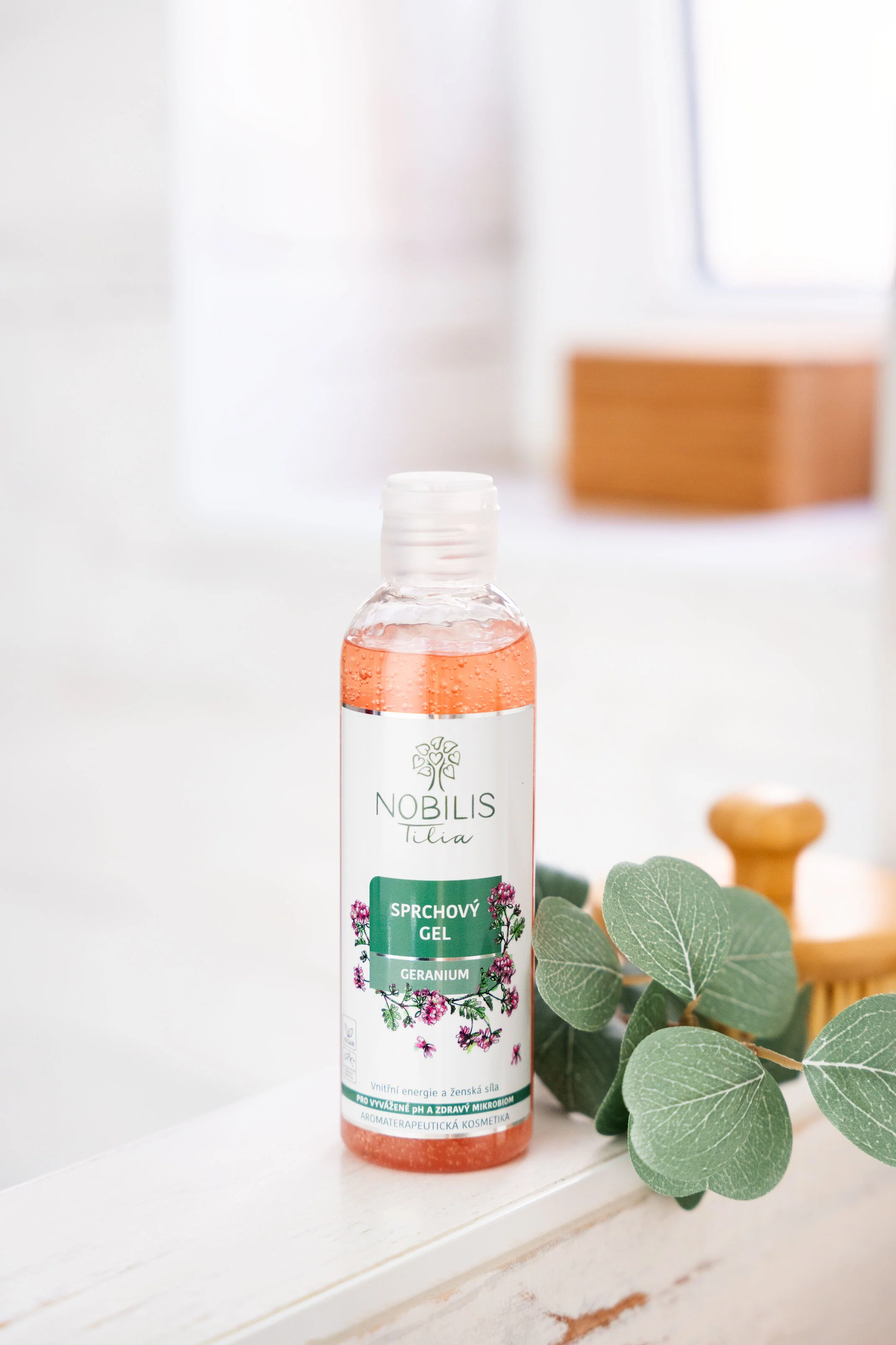 Nobilis Tilia Sprchový gel Geraniový (200 ml) - Image 3