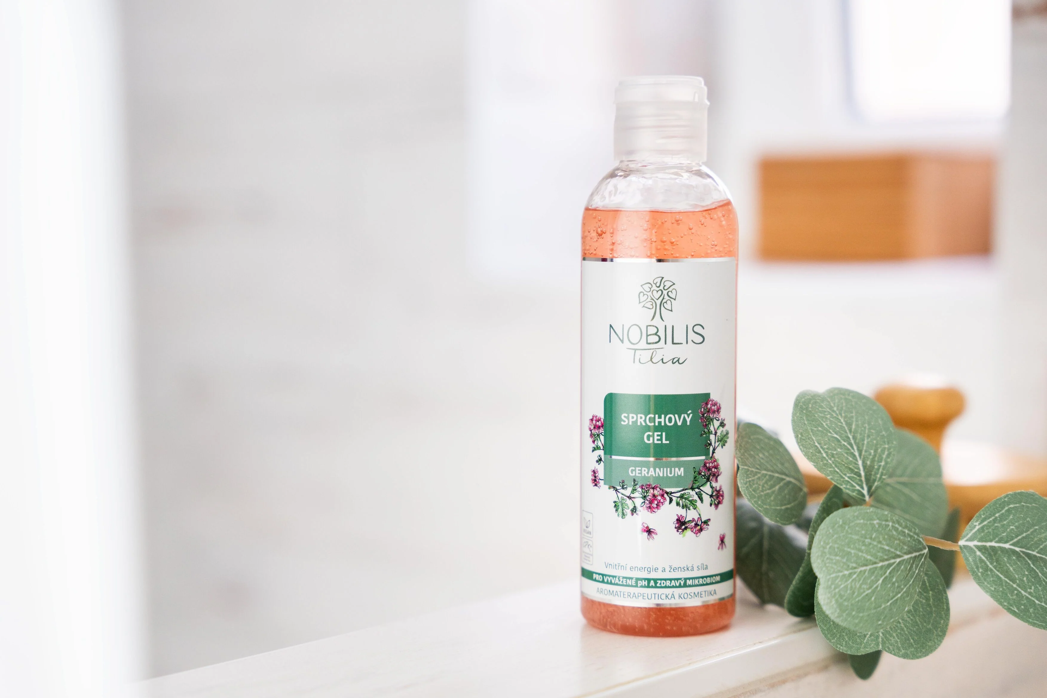 Nobilis Tilia Sprchový gel Geraniový (200 ml) - Image 4