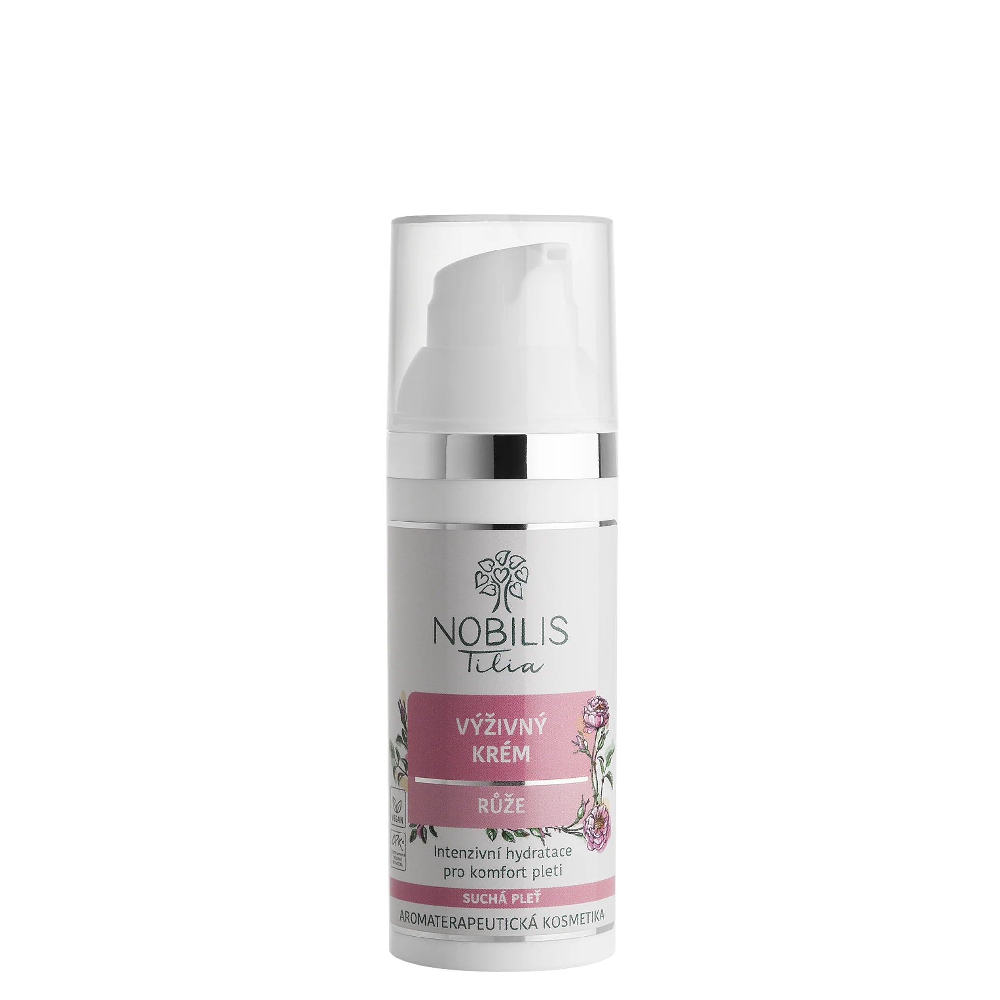Nobilis Tilia Výživný krém Růže (50 ml)