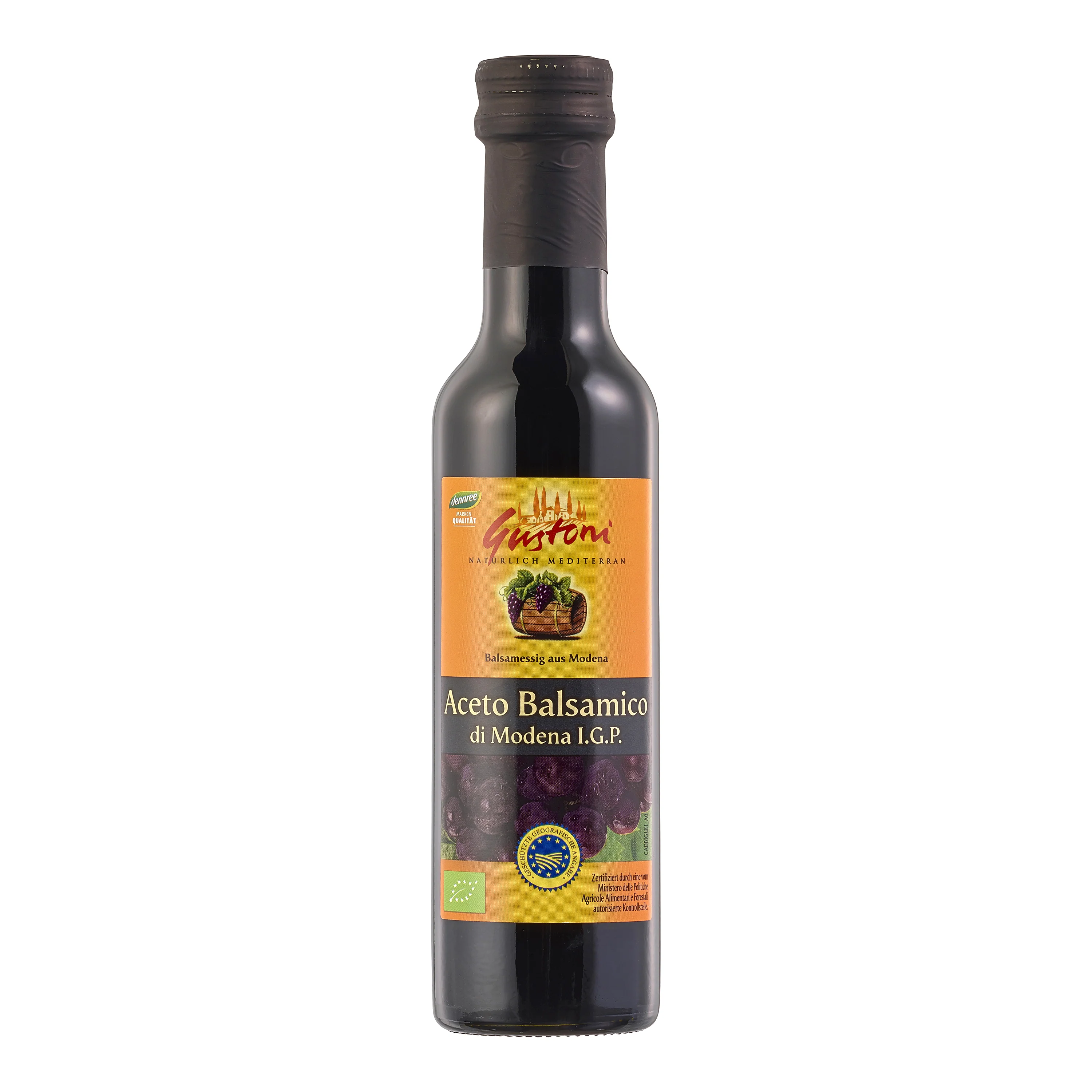 Dennree Ocet balsamikový z Modeny BIO (250 ml)