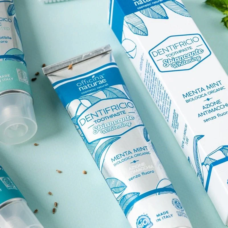 Officina Naturae Bělicí mátová zubní pasta Ecobio (75 ml) - Image 3