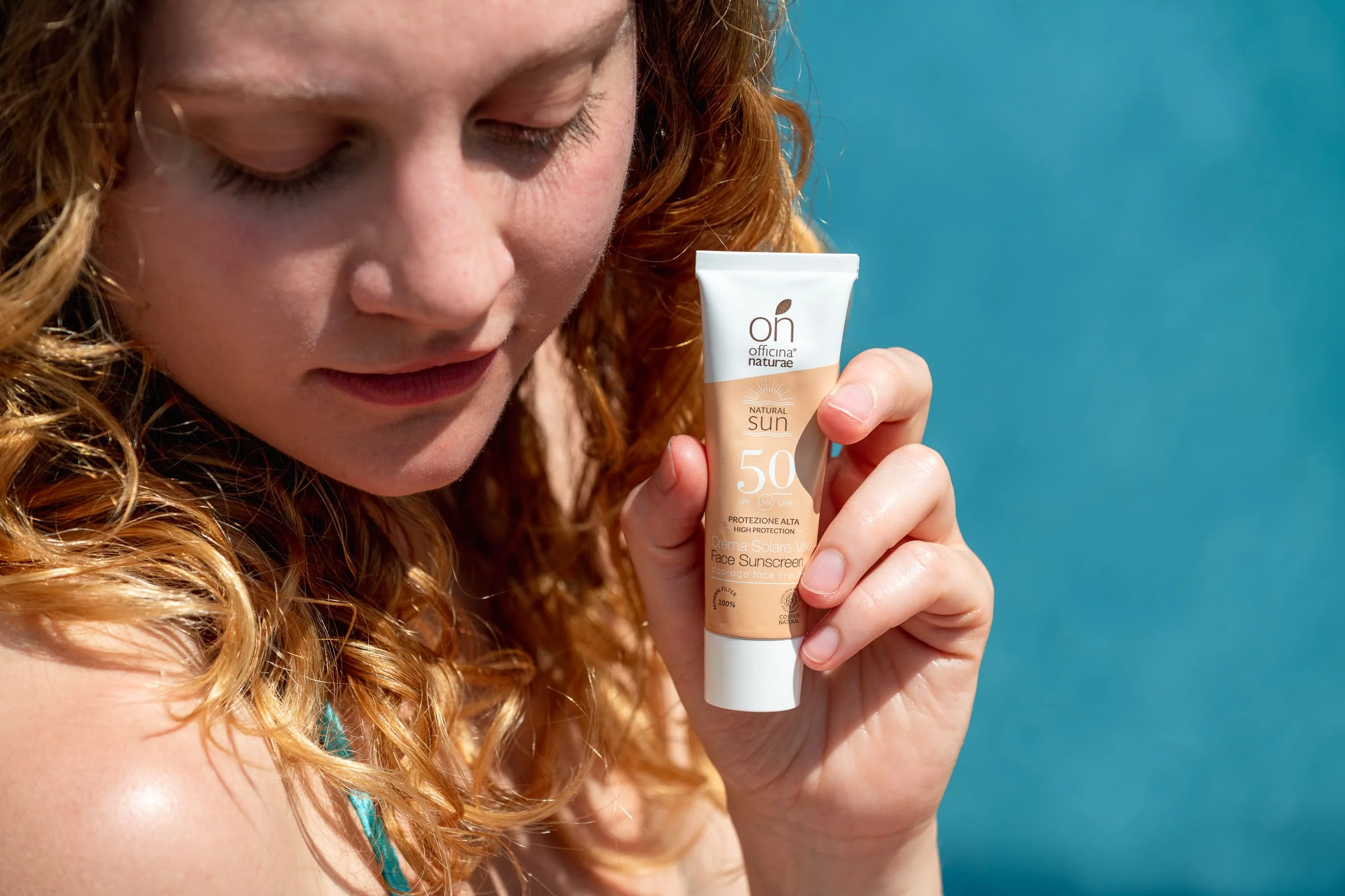 Officina Naturae Opalovací krém na obličej SPF 50 - zpevňující (30 ml) - Image 6