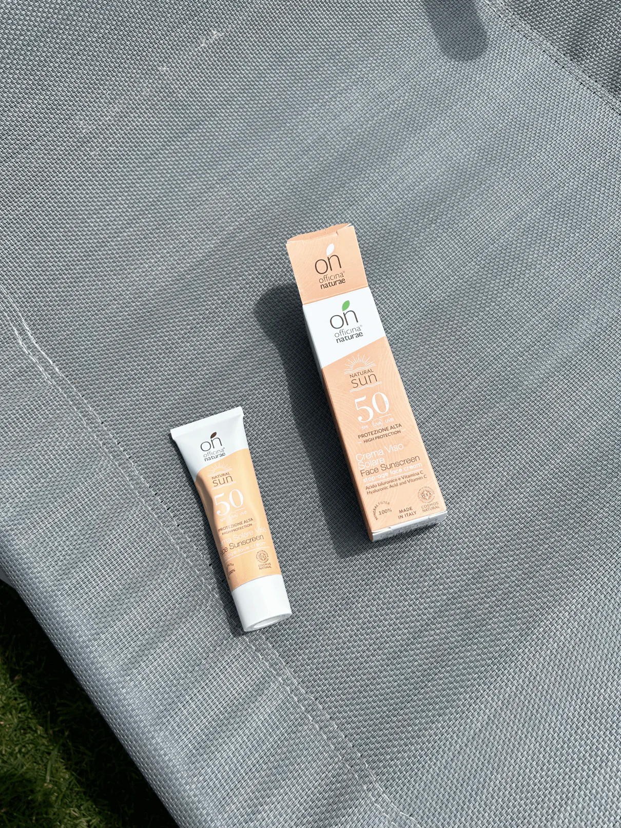 Officina Naturae Opalovací krém na obličej SPF 50 - zpevňující - vzorek (3 ml) - Image 7