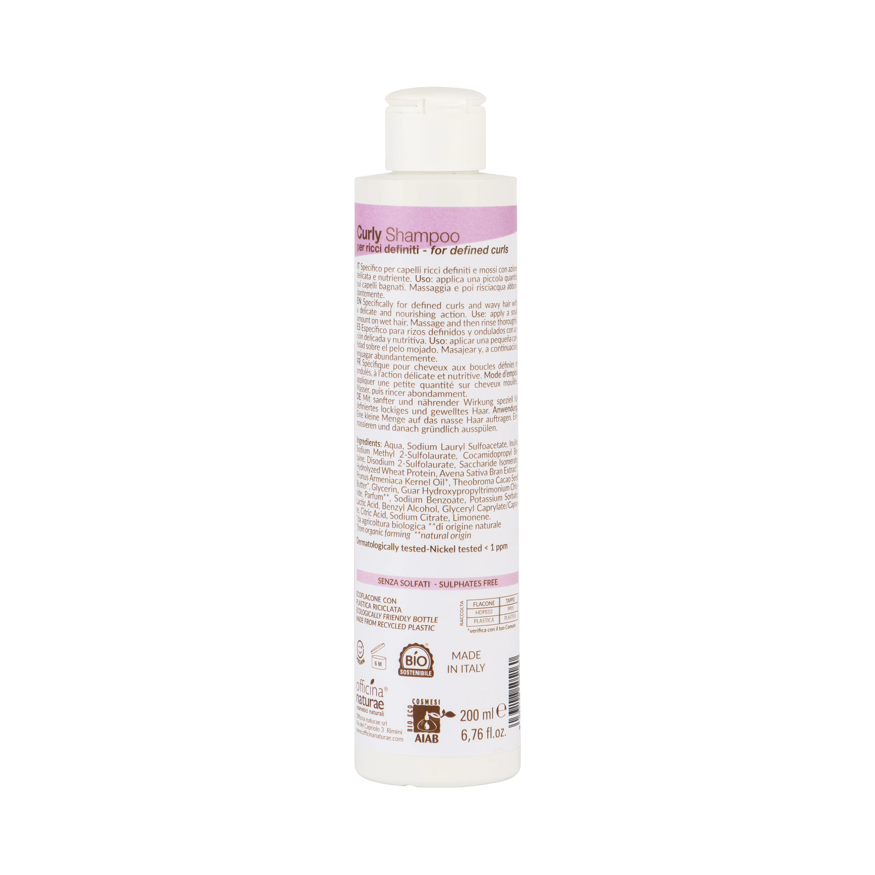 Officina Naturae Pečující šampon pro hebké a definované kudrny - vzorek (7 ml) - Image 3