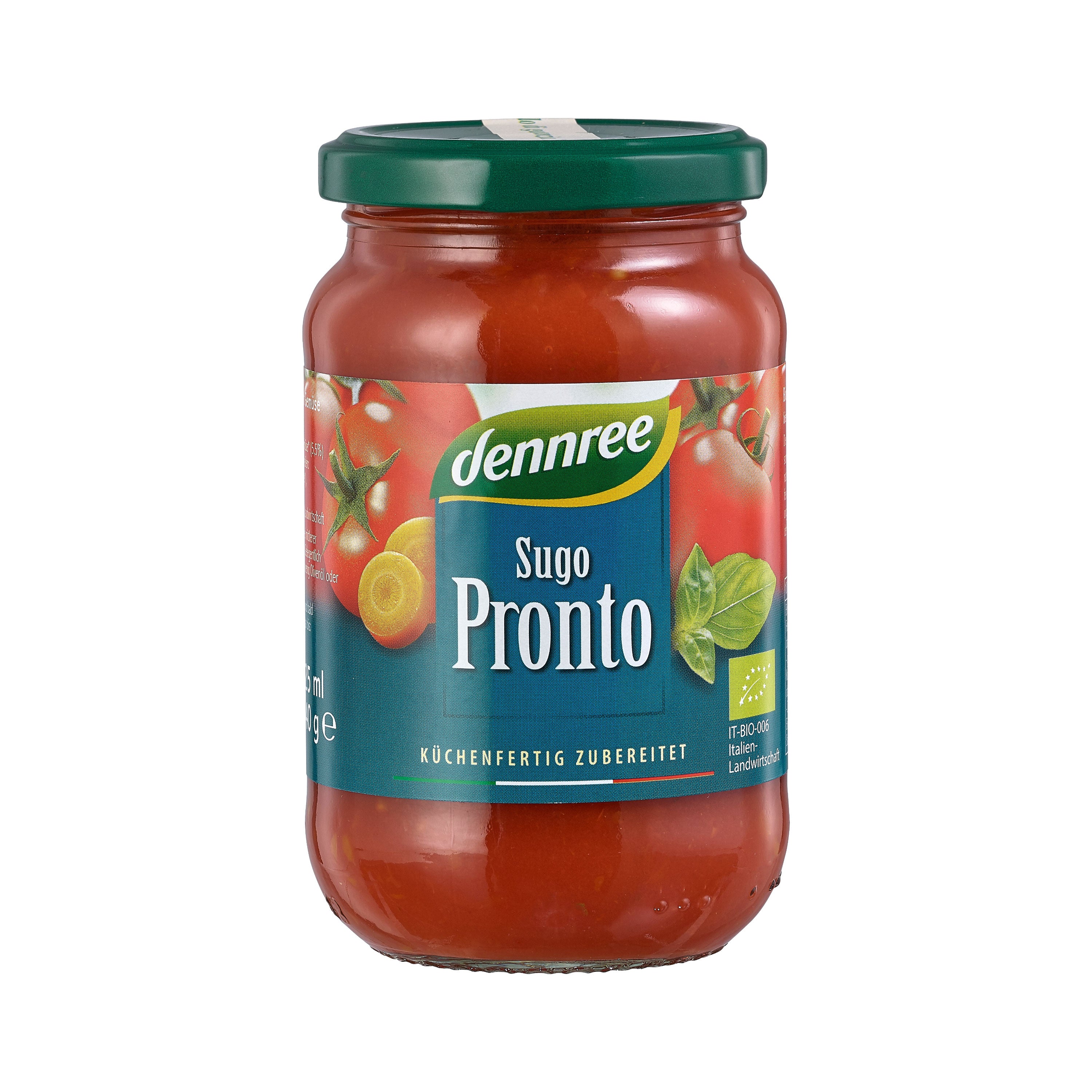 Dennree Omáčka rajčatová se zeleninou BIO (340 g)