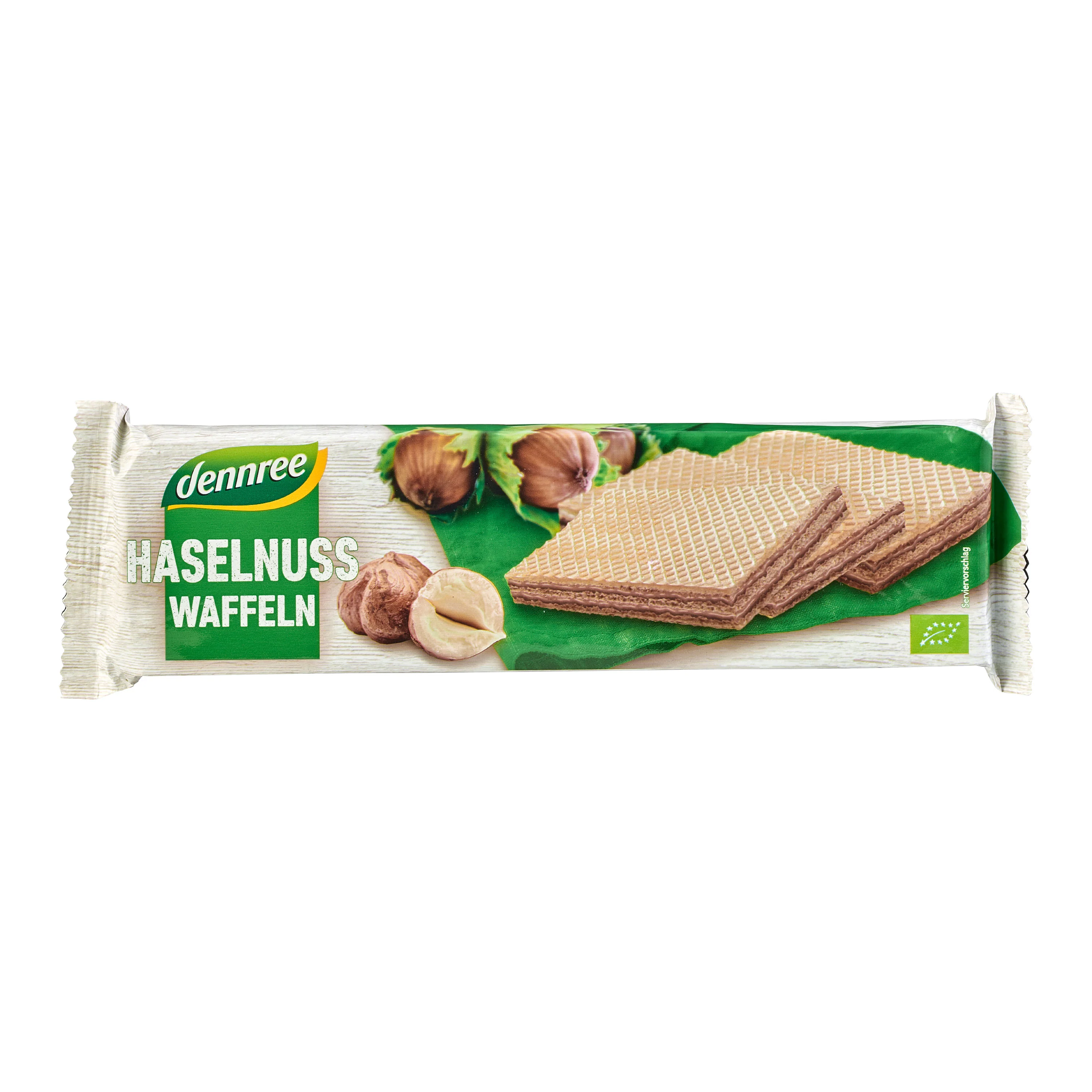 Dennree Oplatky s lískooříškovým krémem BIO (125 g)