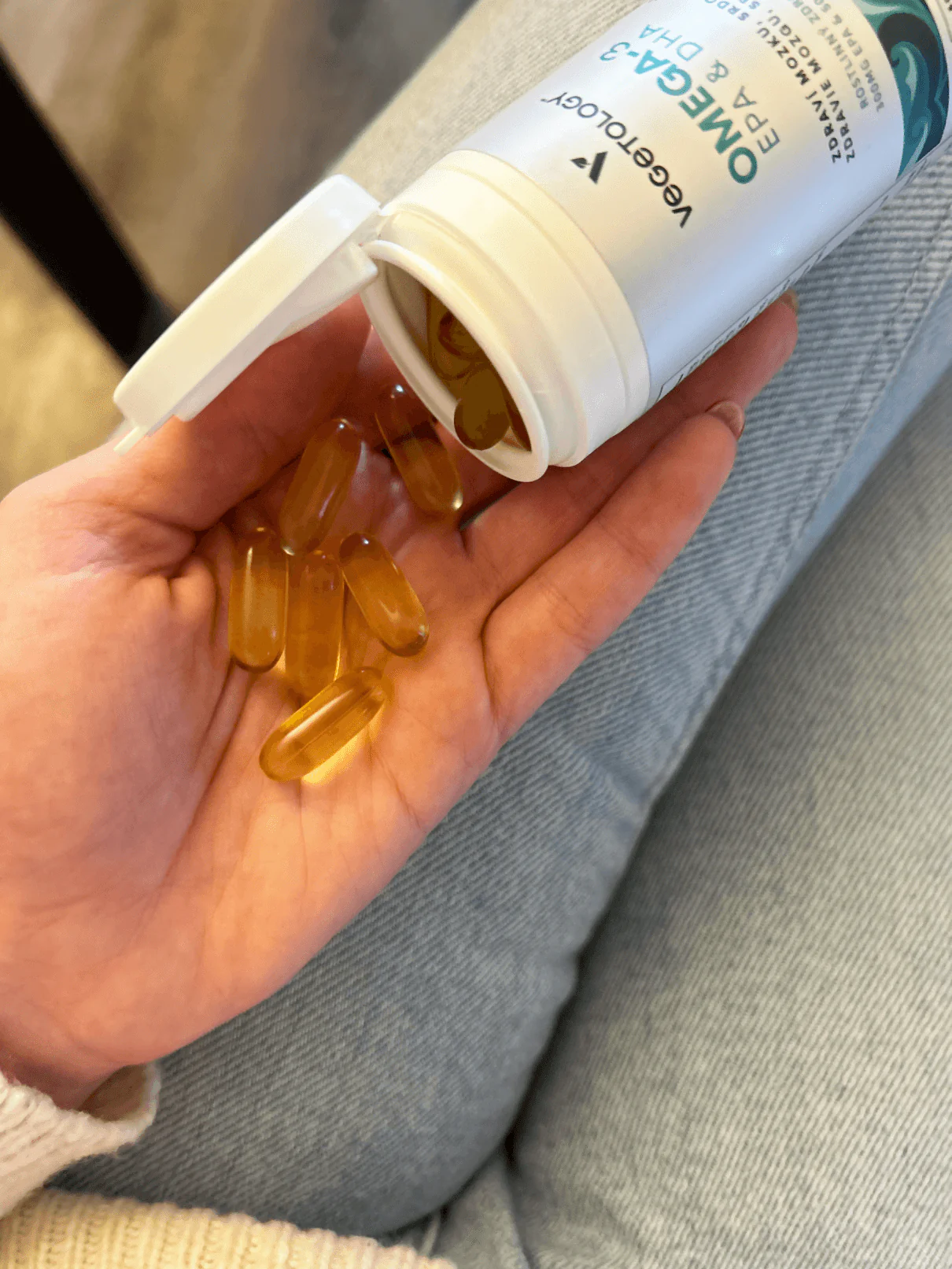 Vegetology Omega-3 (Opti3) - EPA a DHA s vitaminem D3 (60 kapslí) - Image 3