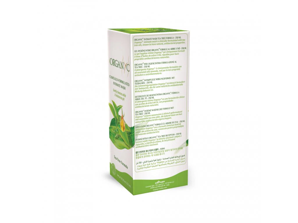 Organyc Gel pro intimní hygienu BIO - Tea Tree (250 ml) - Image 3