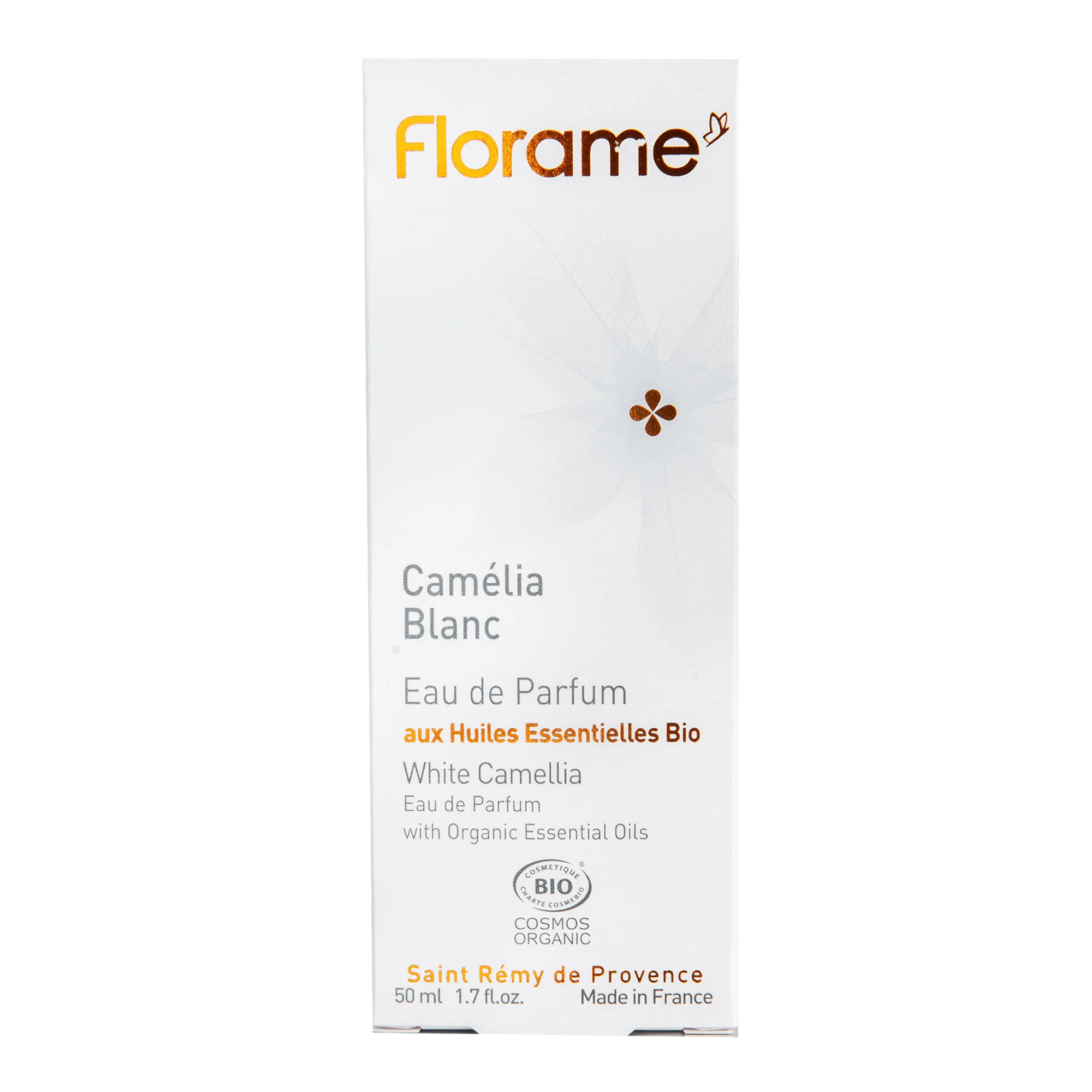 Parfémová voda přírodní CAMÉLIA BLANC — bílá kamélie 50 ml BIO   FLORAME - Image 2