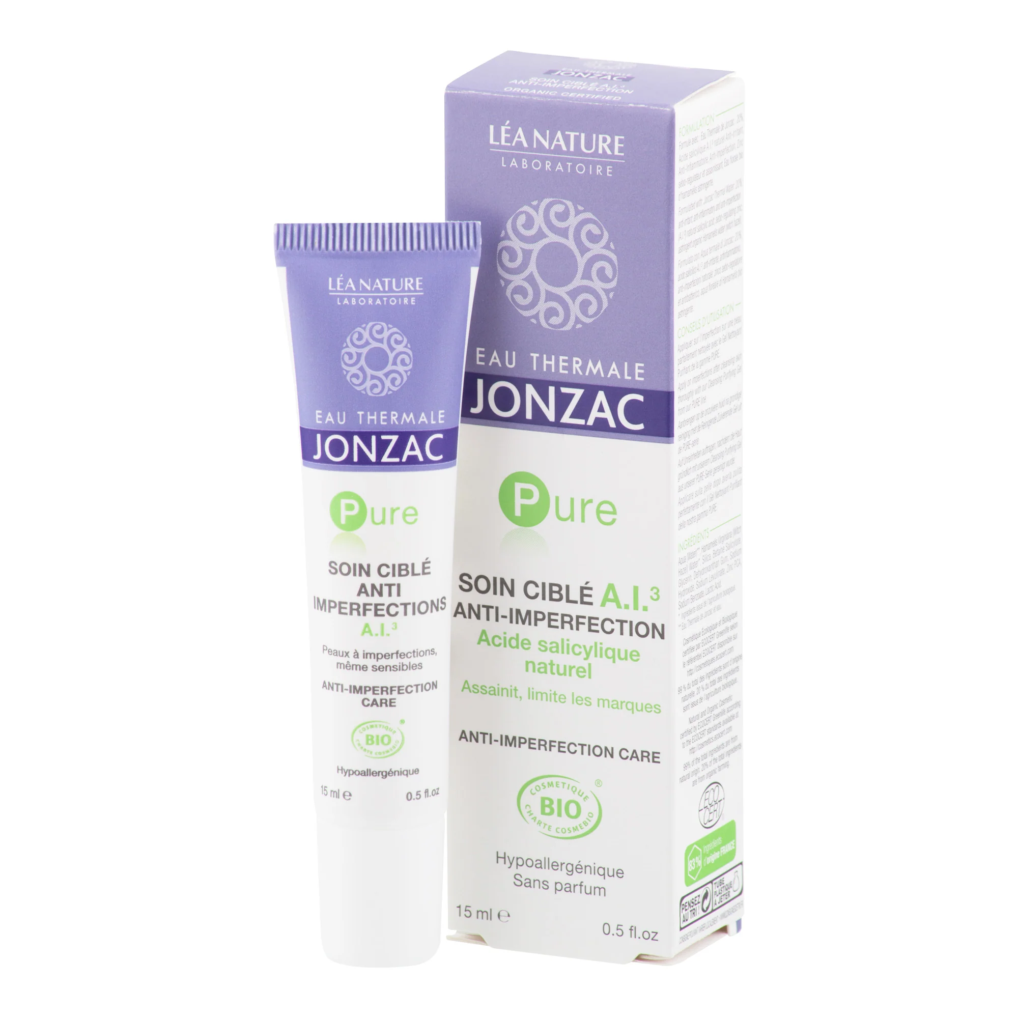 Péče proti nedokonalostem pleti PURE 15 ml BIO JONZAC - Image 3