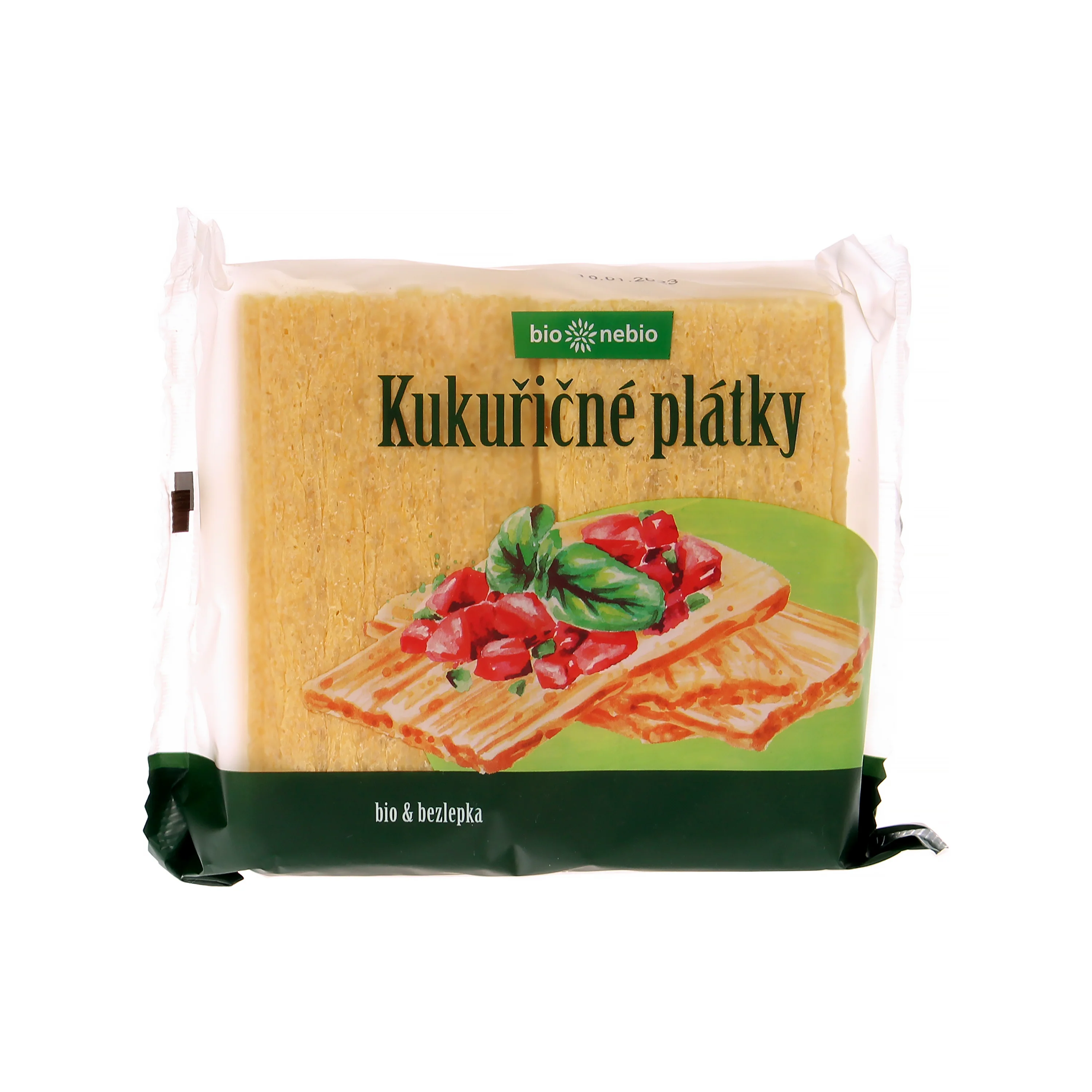 Plátky křupavé kukuřičné 100 g BIO BIO NEBIO