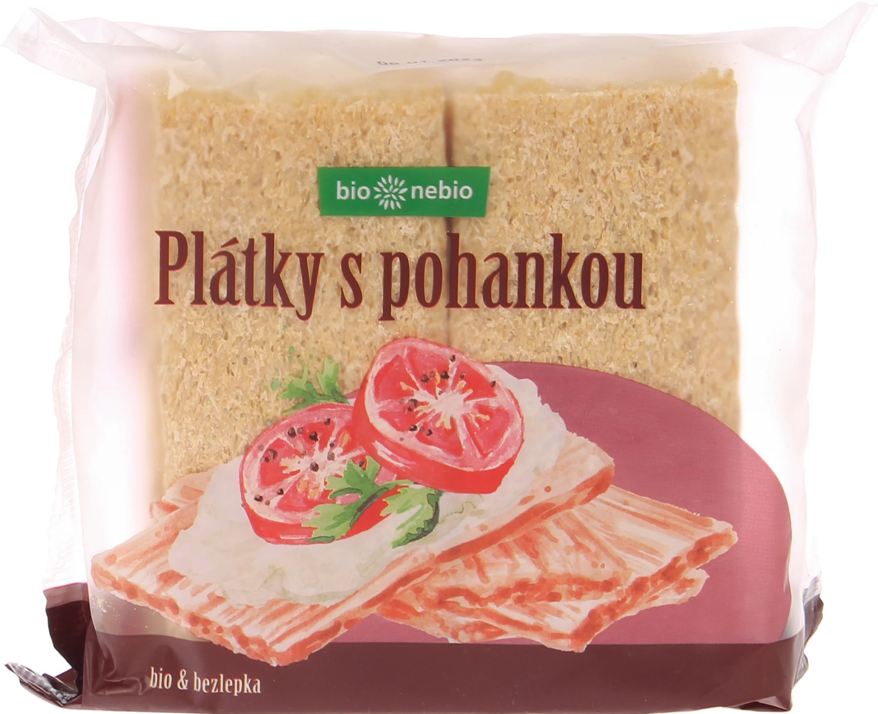 Plátky křupavé s pohankou 100 g BIO BIO NEBIO