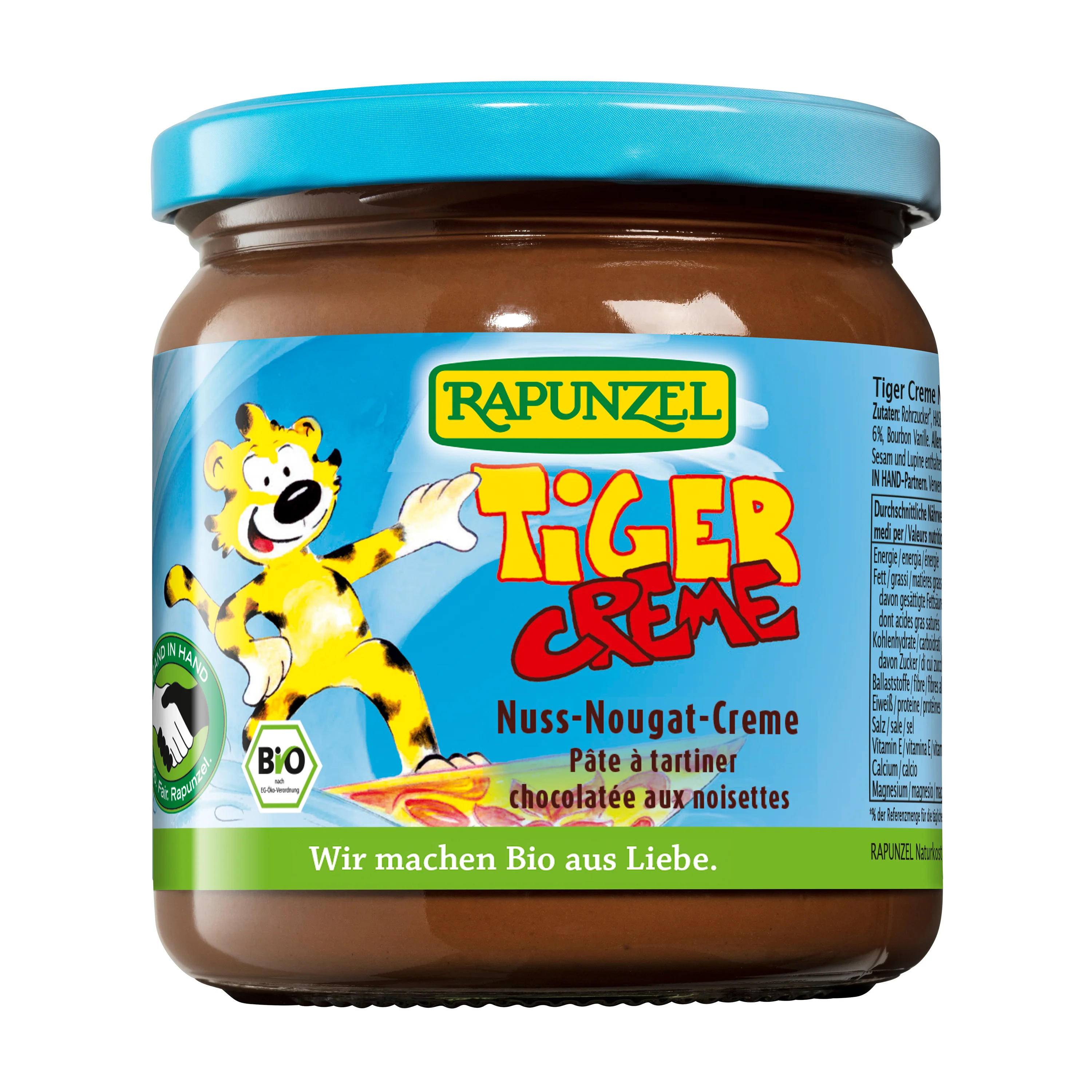 Rapunzel Pomazánka nugátová Tygr BIO (400 g)