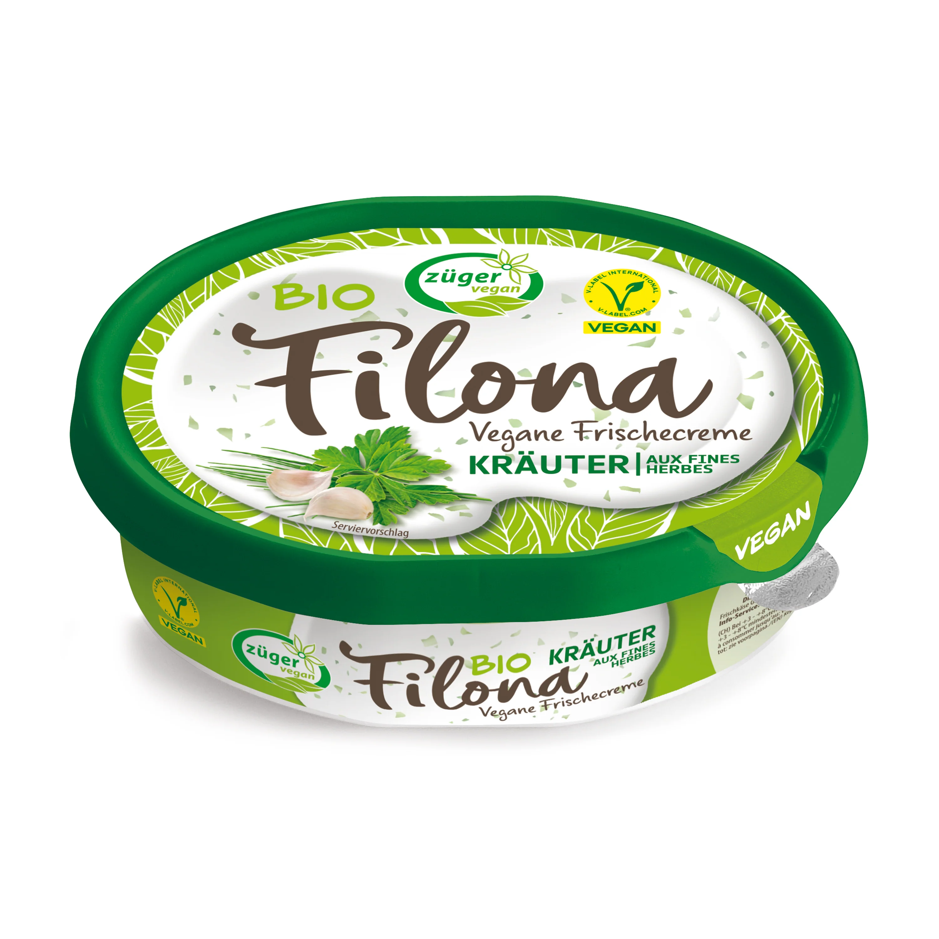 Pomazánka veganská s bylinkami Filona 150 g BIO   ZÜGER