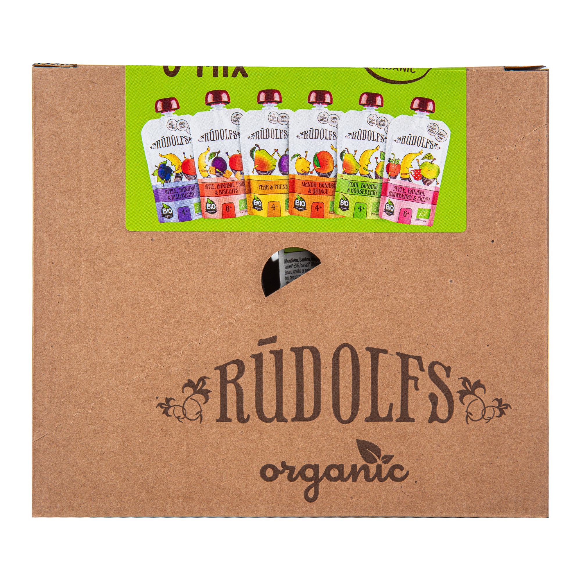 Příkrm různé druhy sada 6 ks - kapsička 660 g BIO   RUDOLFS - Image 2