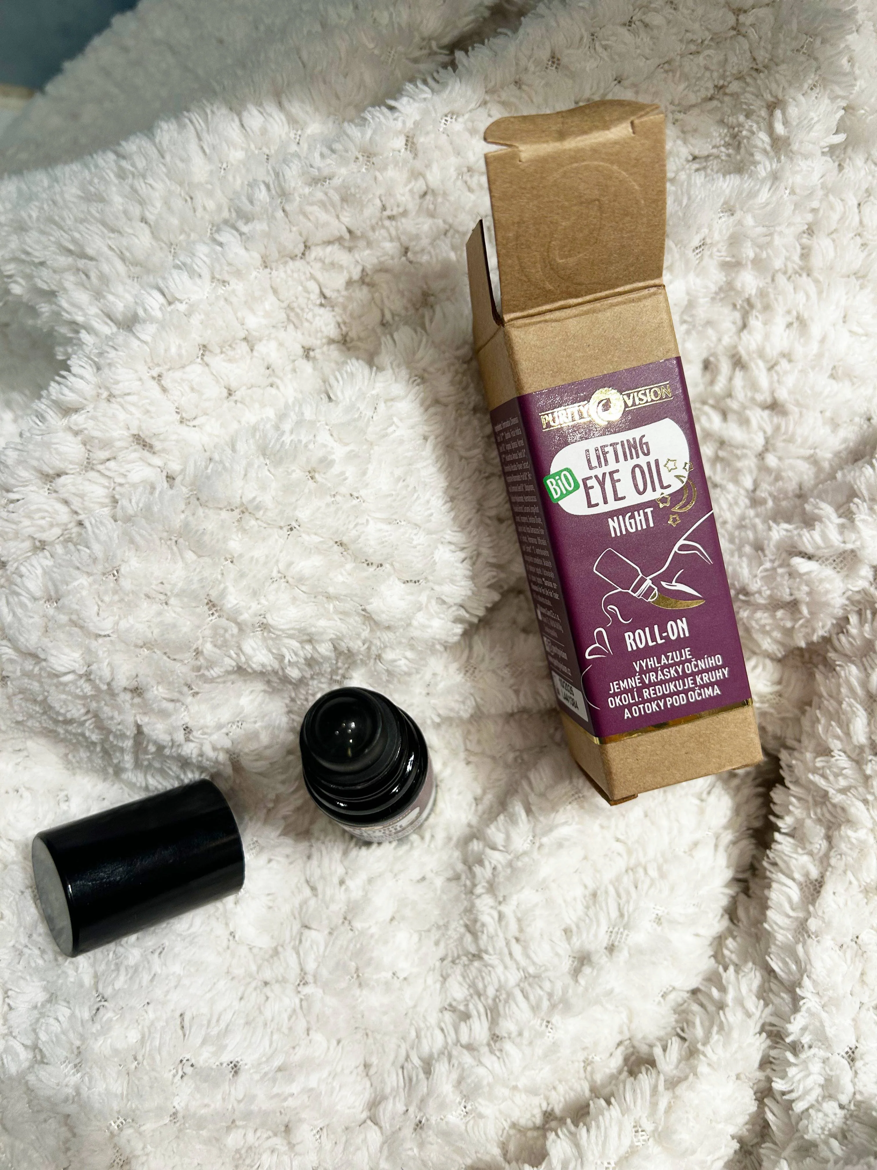 Purity Vision Liftingový roll-on olej na oční okolí (5 ml) - noční - Image 3
