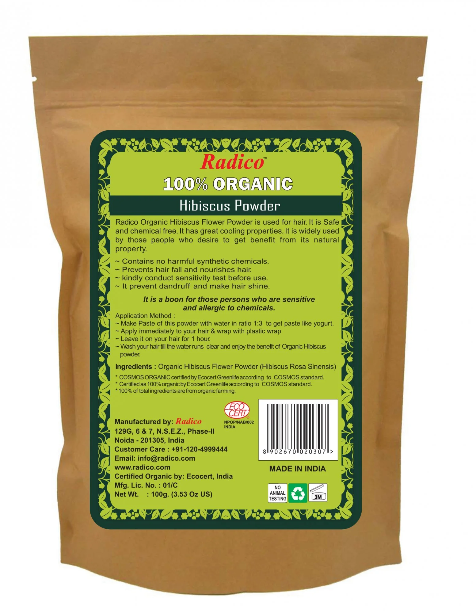Radico Bylinná kúra BIO (100 g) - Hibiscus - Image 2