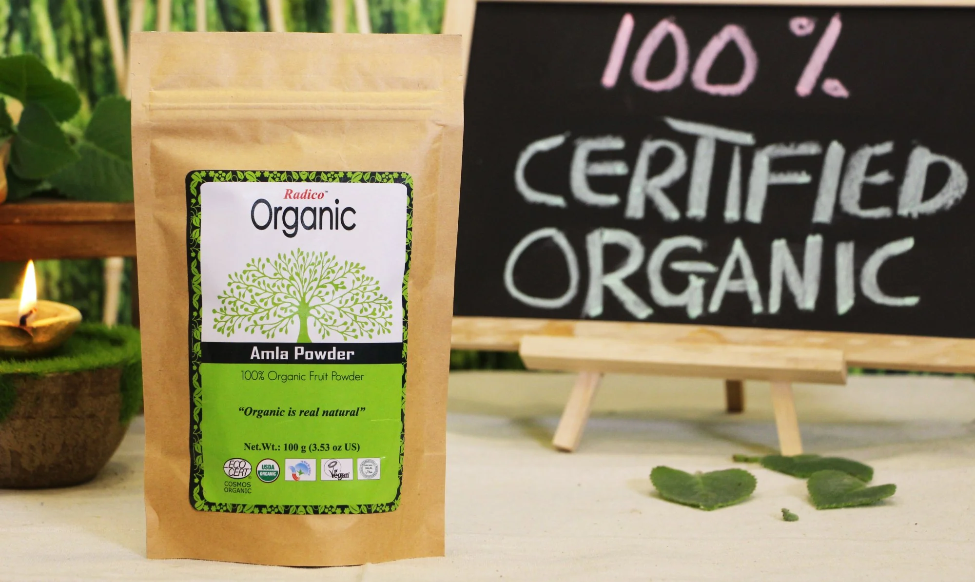 Radico Práškový kondicionér BIO (100 g) - Amla - Image 3