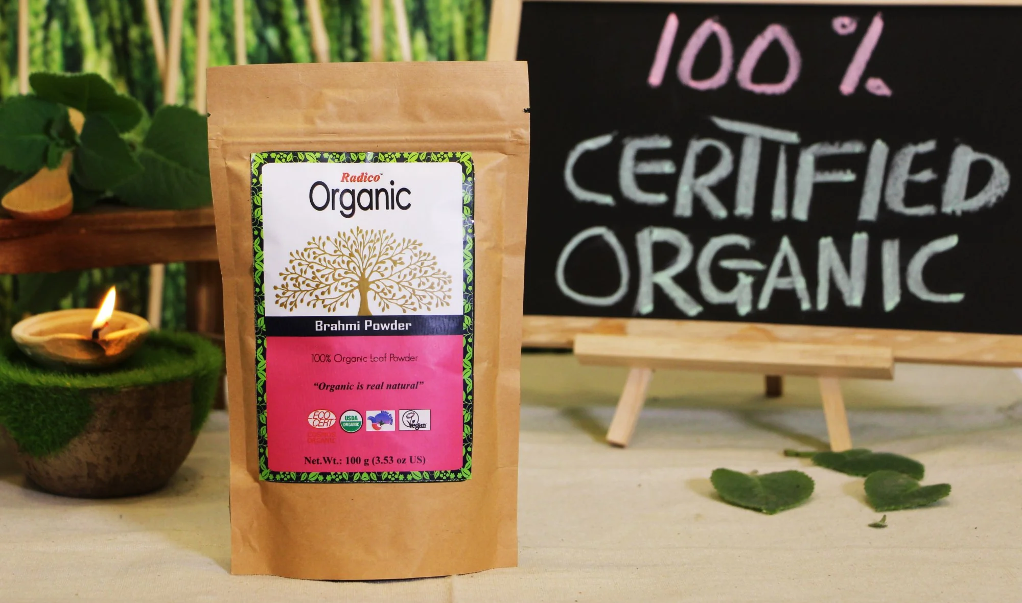 Radico Bylinná kúra BIO (100 g) - Brahmi - Image 3
