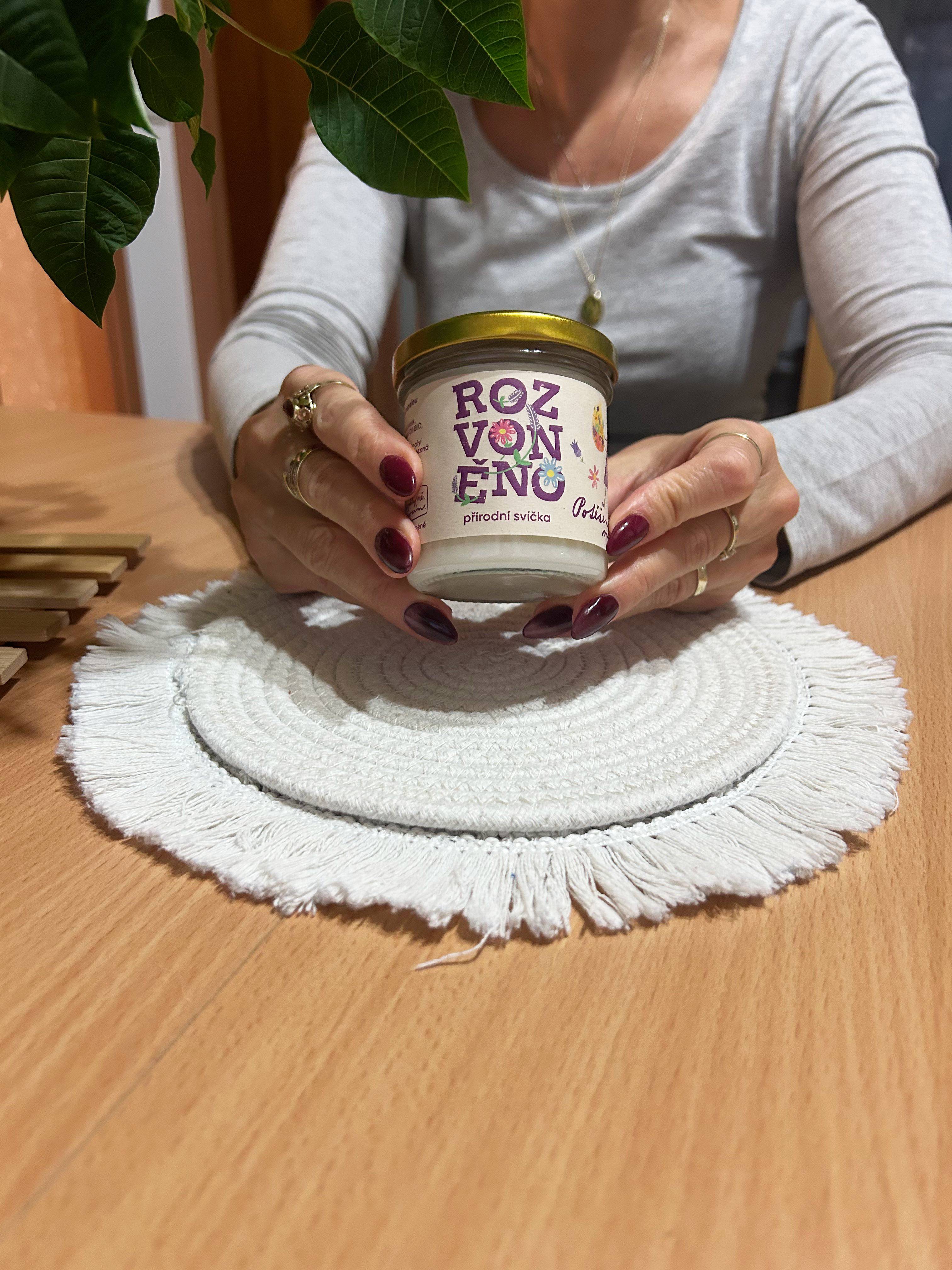 Rozvoněno Vonná svíčka - Potěšení mysli (130 ml) - Image 3