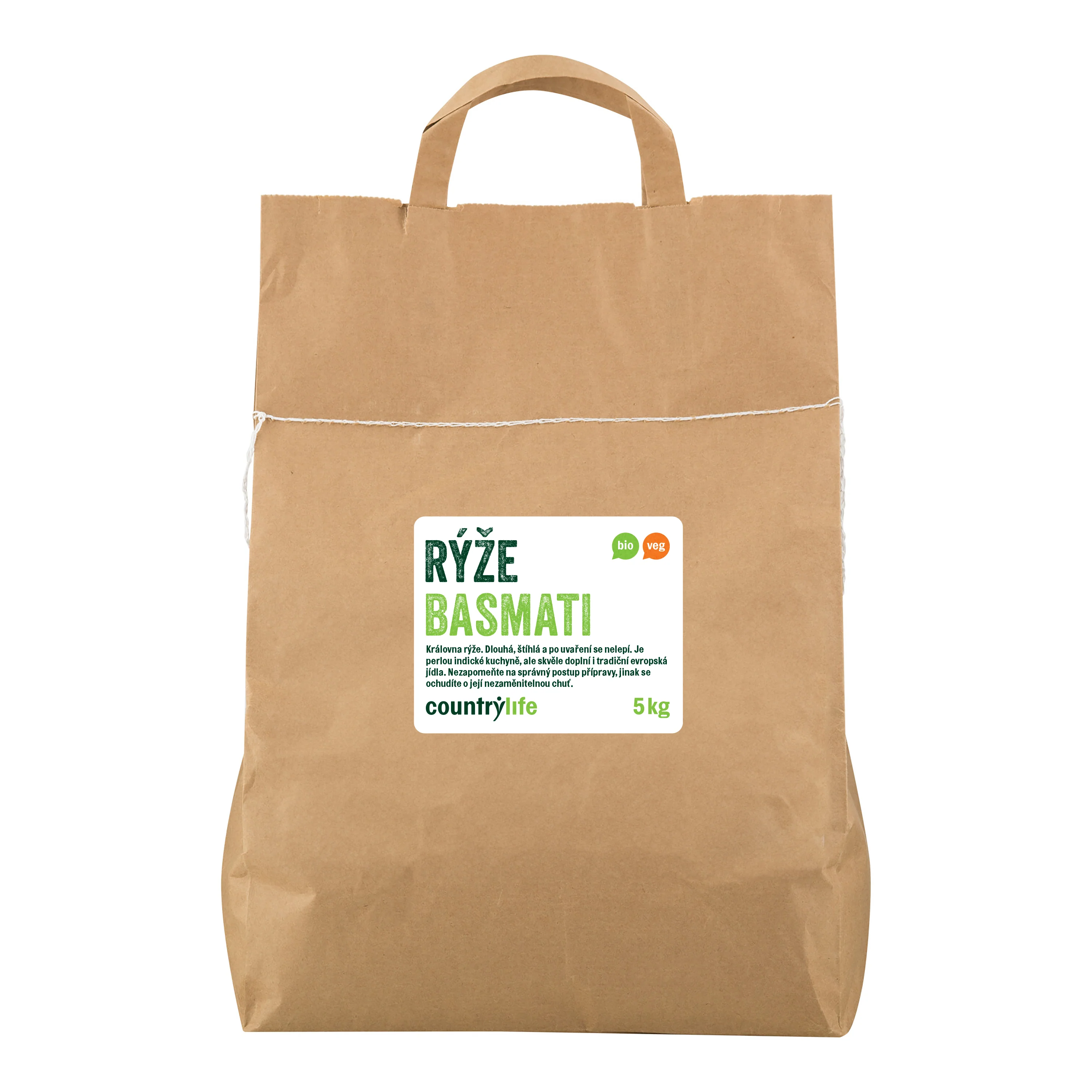 Rýže basmati natural 5 kg BIO   COUNTRY LIFE - Image 2