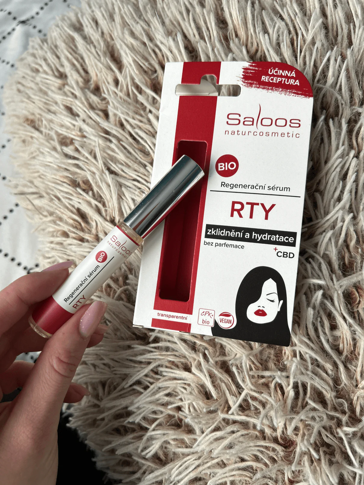Saloos Hydratační sérum na suché a popraskané rty BIO (7 ml) - Image 3
