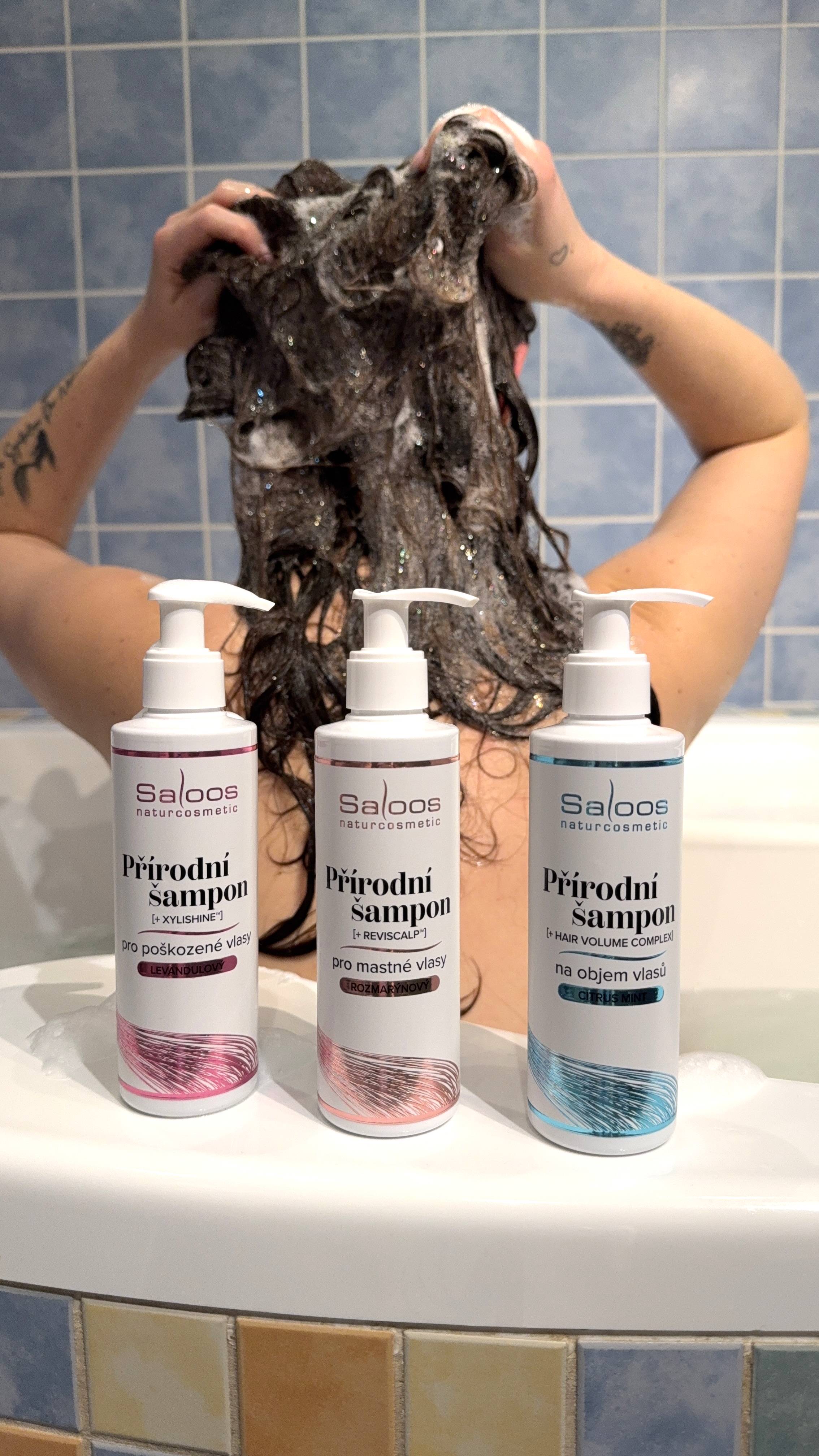 Saloos Přírodní šampon pro mastné vlasy (200 ml) - Image 3