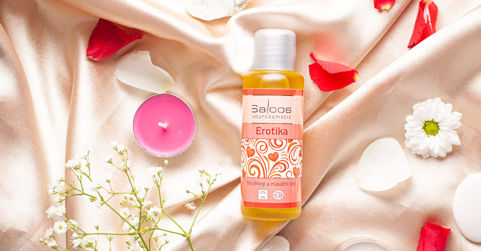 Saloos Tělový a masážní olej Erotika BIO (50 ml) - Image 5