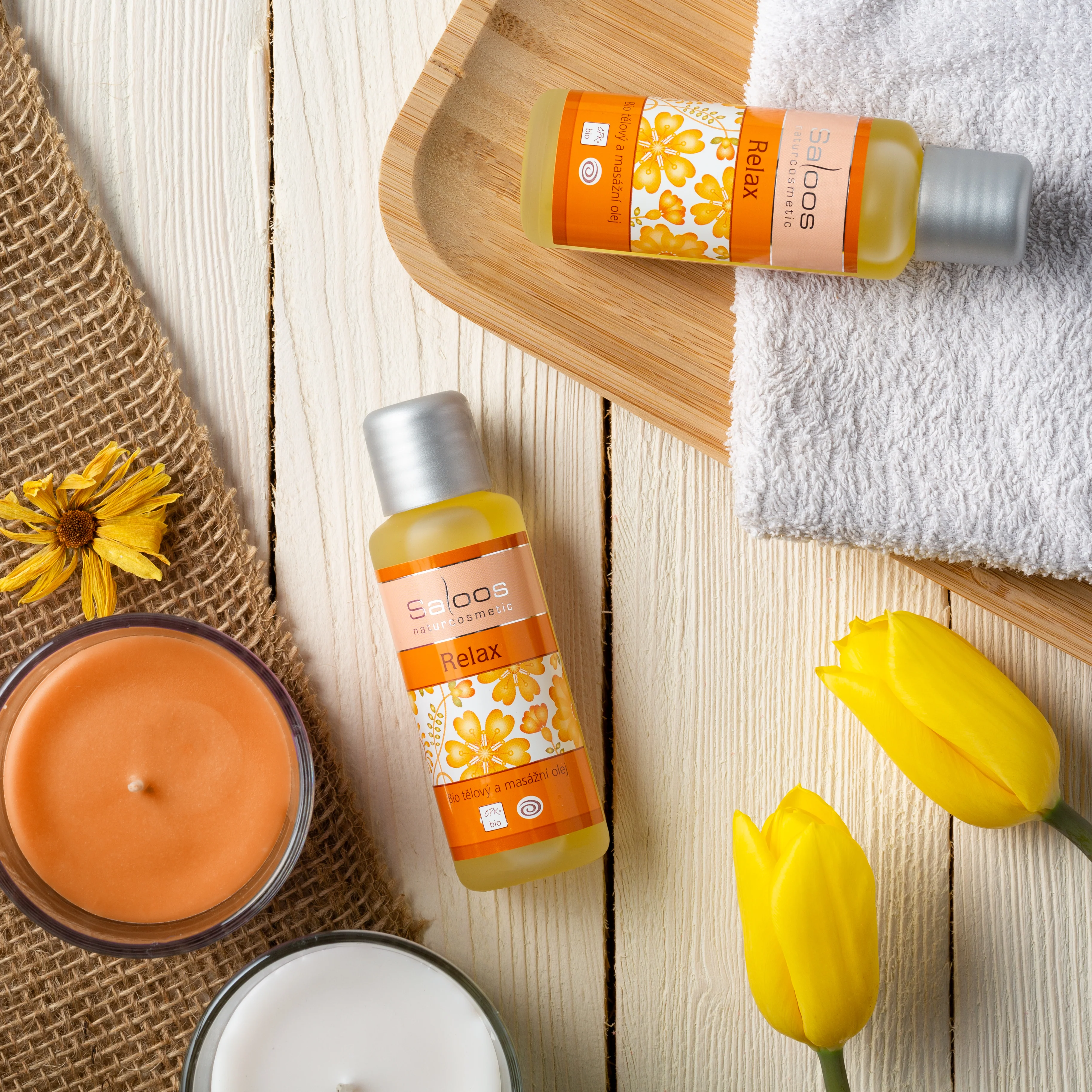 Saloos Tělový a masážní olej Relax BIO (50 ml) - Image 2