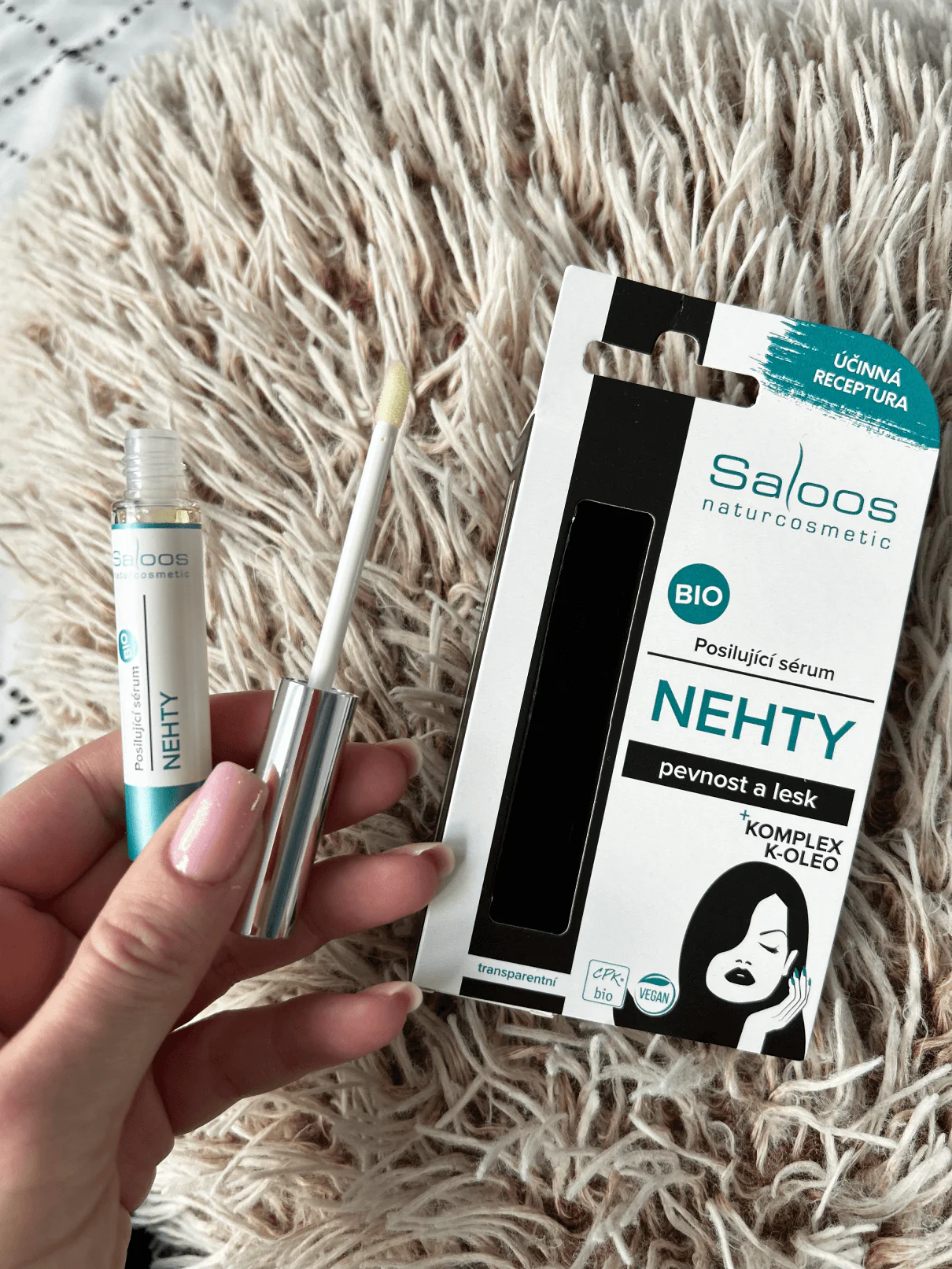 Saloos Zpěvňující sérum na nehty BIO (7 ml) - Image 2
