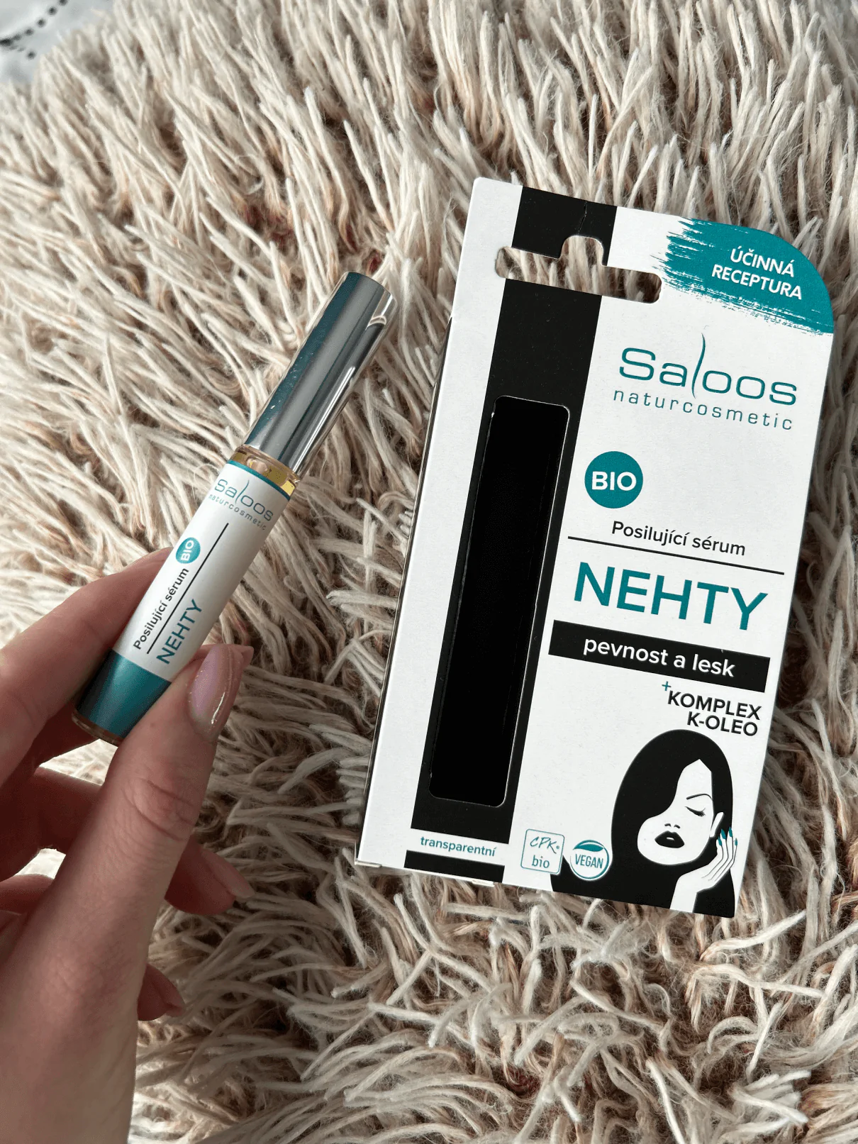 Saloos Zpěvňující sérum na nehty BIO (7 ml) - Image 3